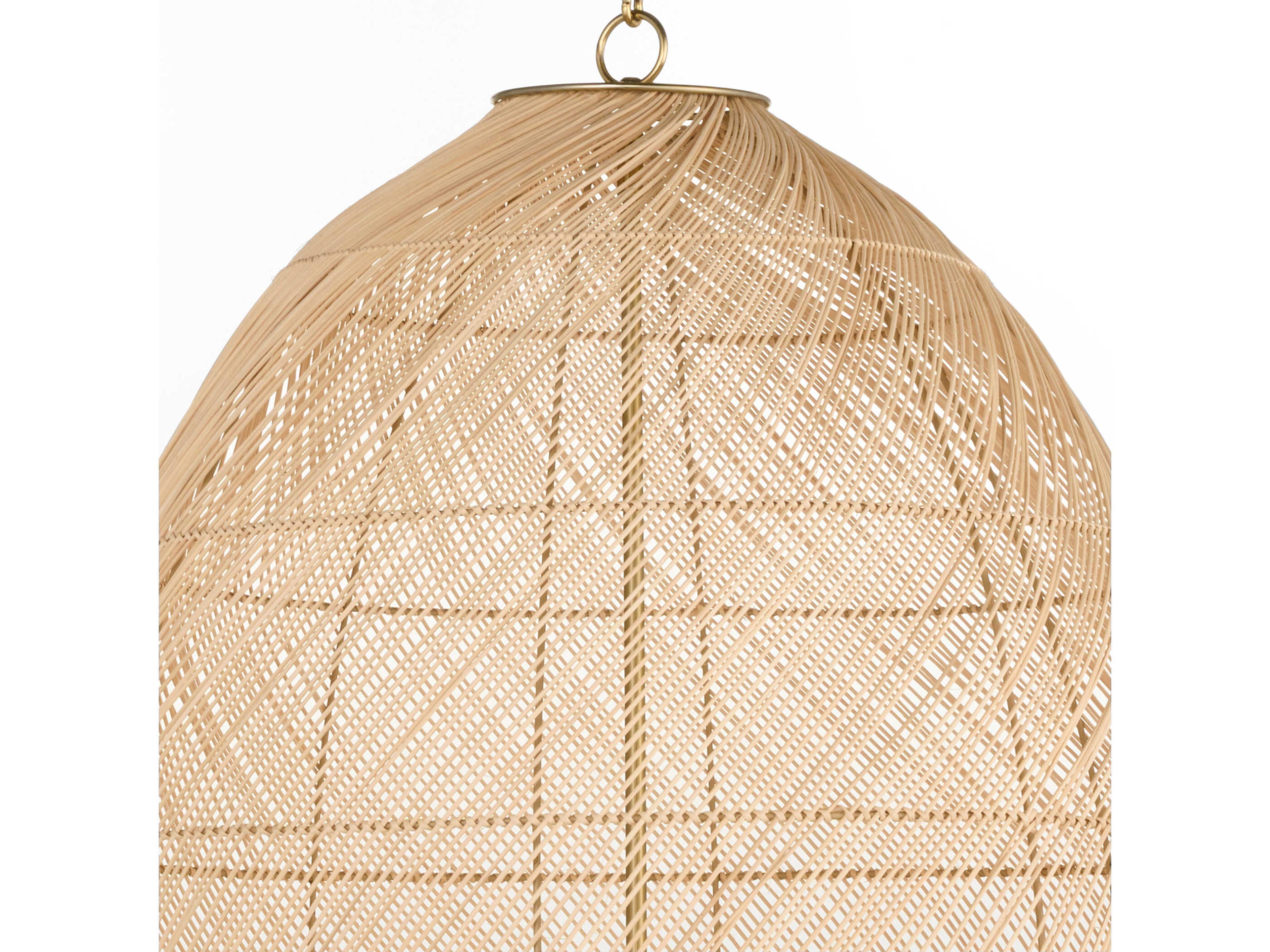 Quorum 5-Light Aged Brass Pendant