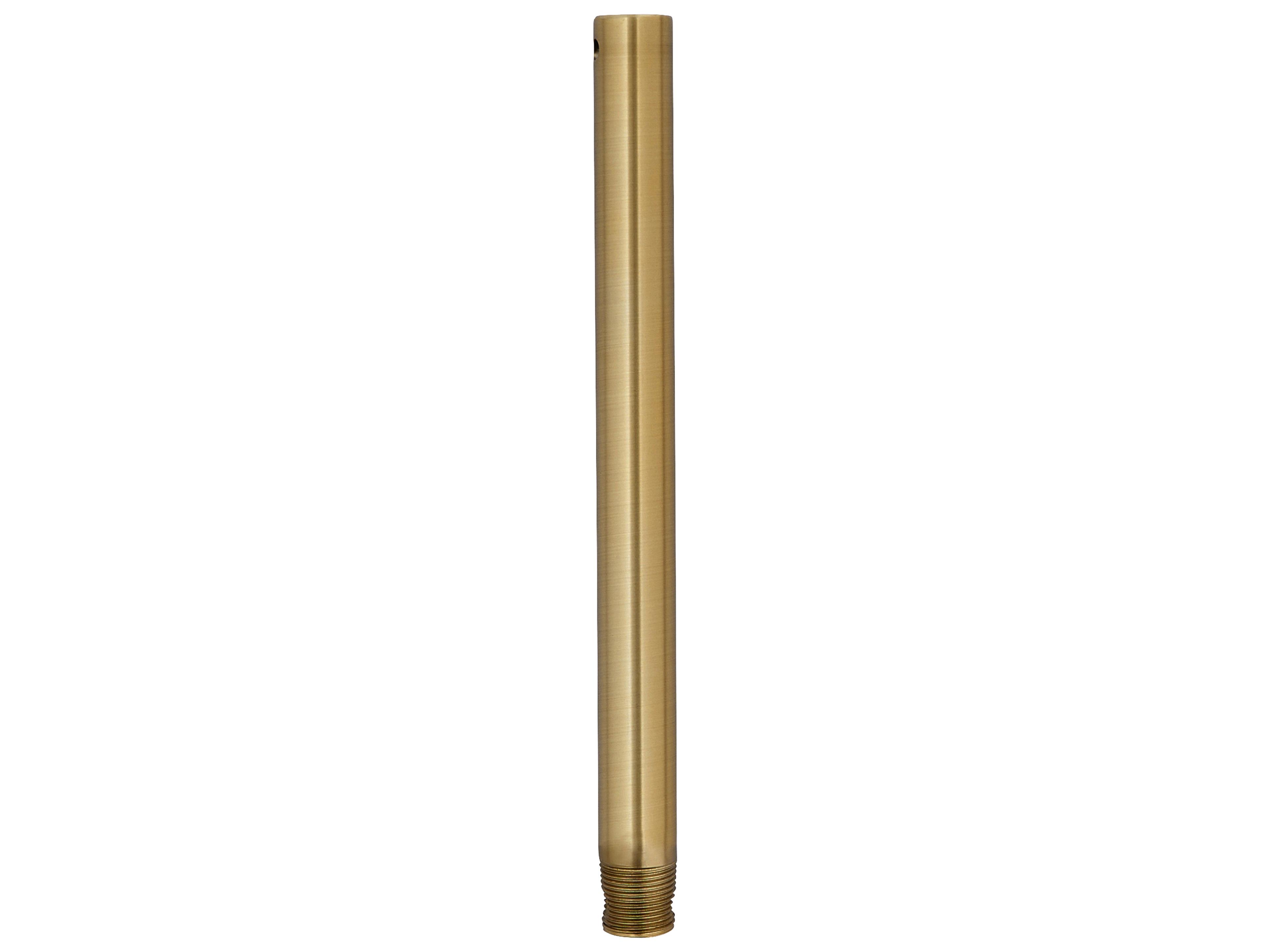 12" Brushed Brass Downrod
