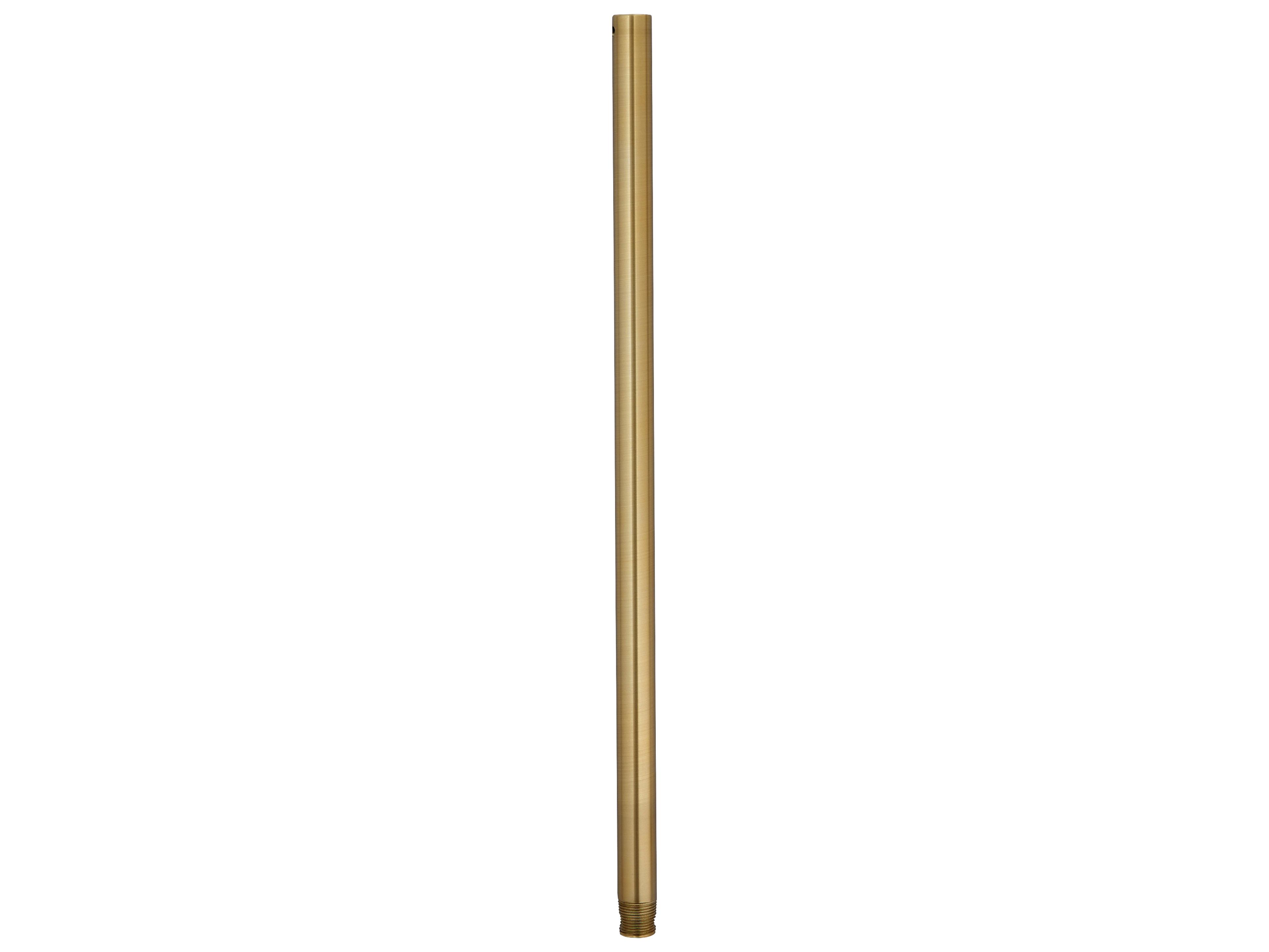 24" Brushed Brass Downrod