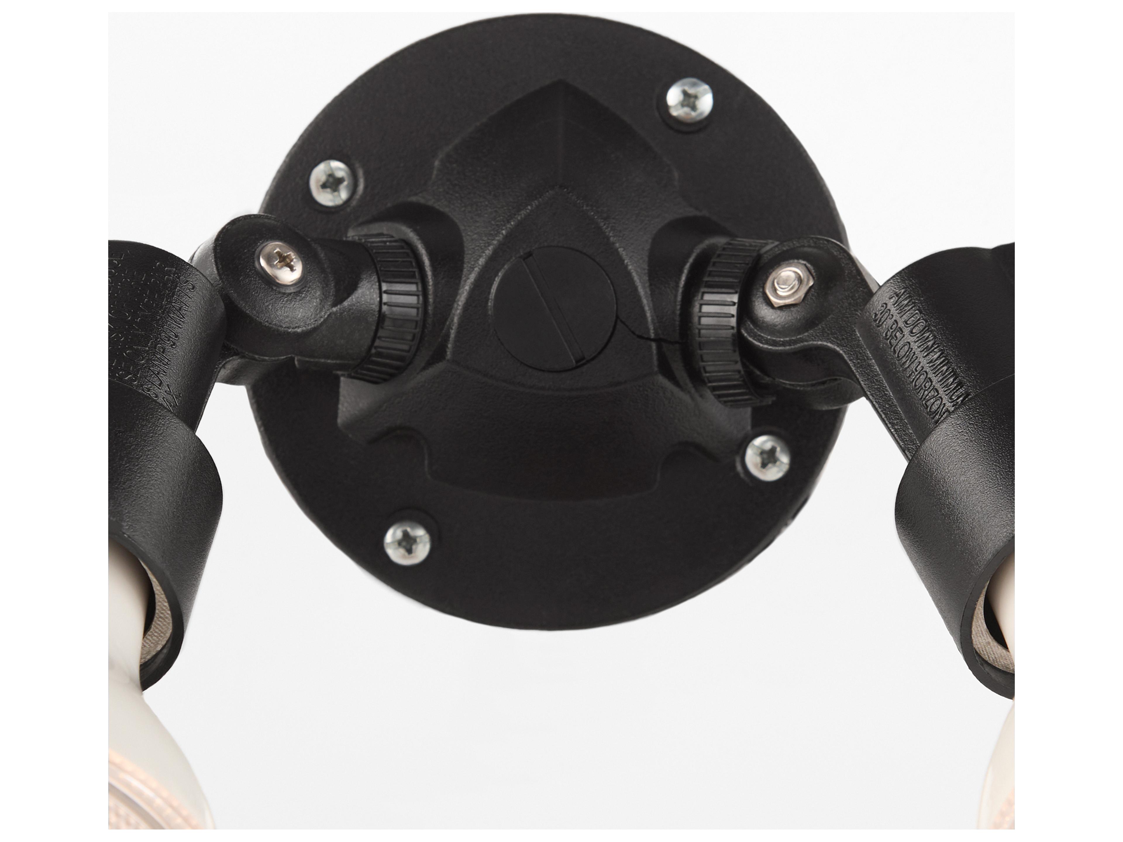 Quorum Outdoor 2-Light Black Spot Light