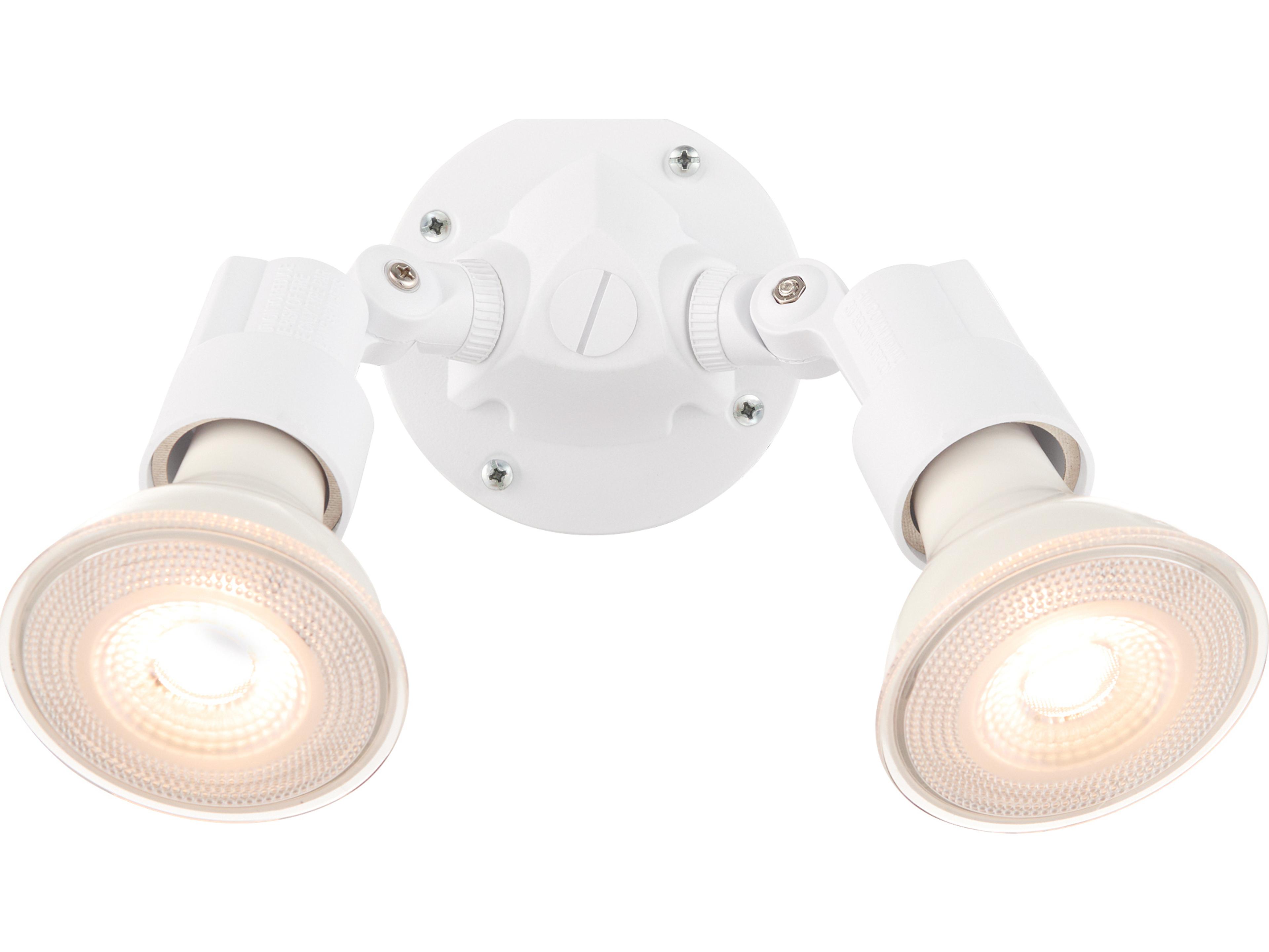 Quorum Outdoor 2-Light White Spot Light