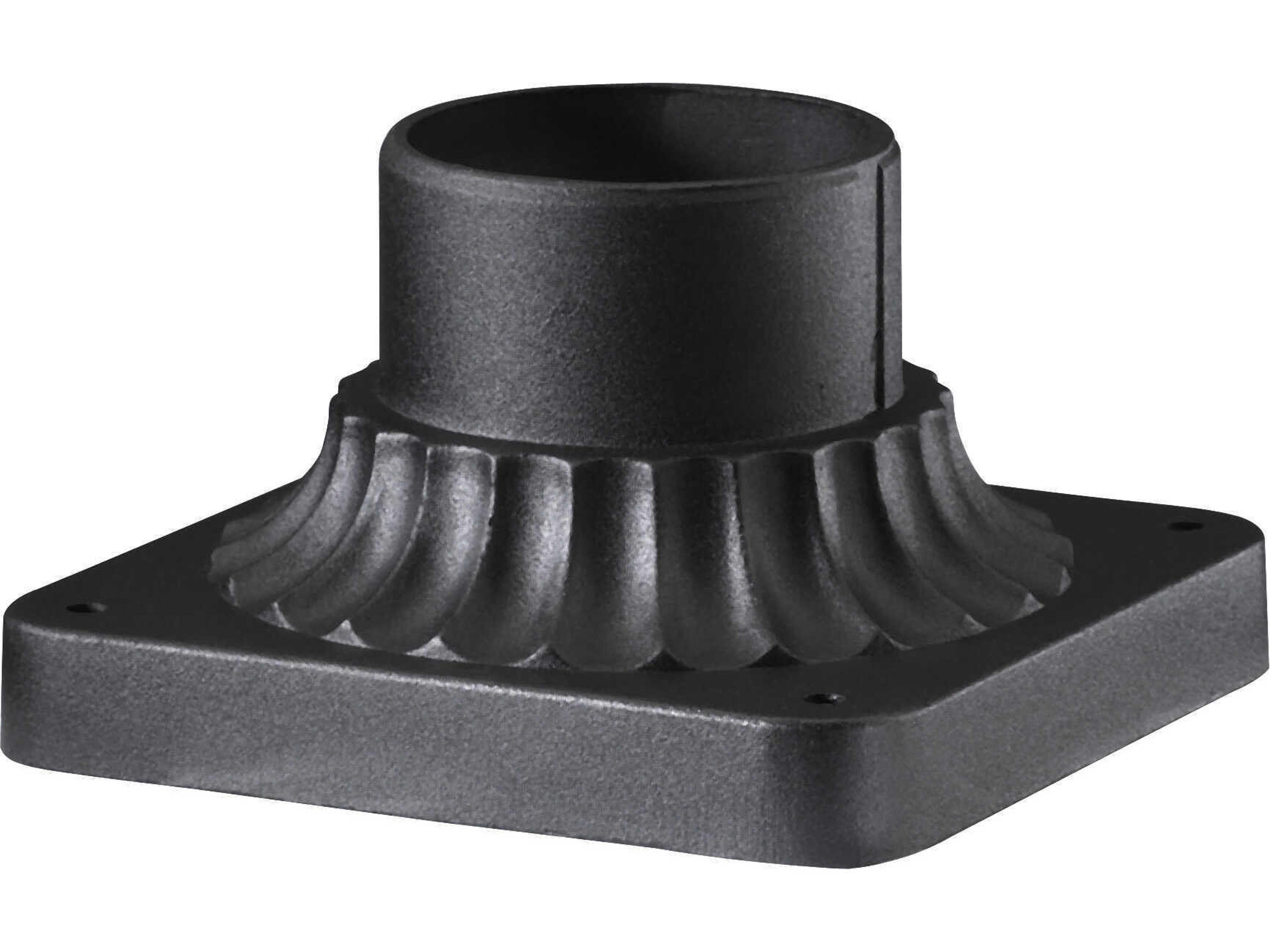 Textured Black Cast Post Adapter