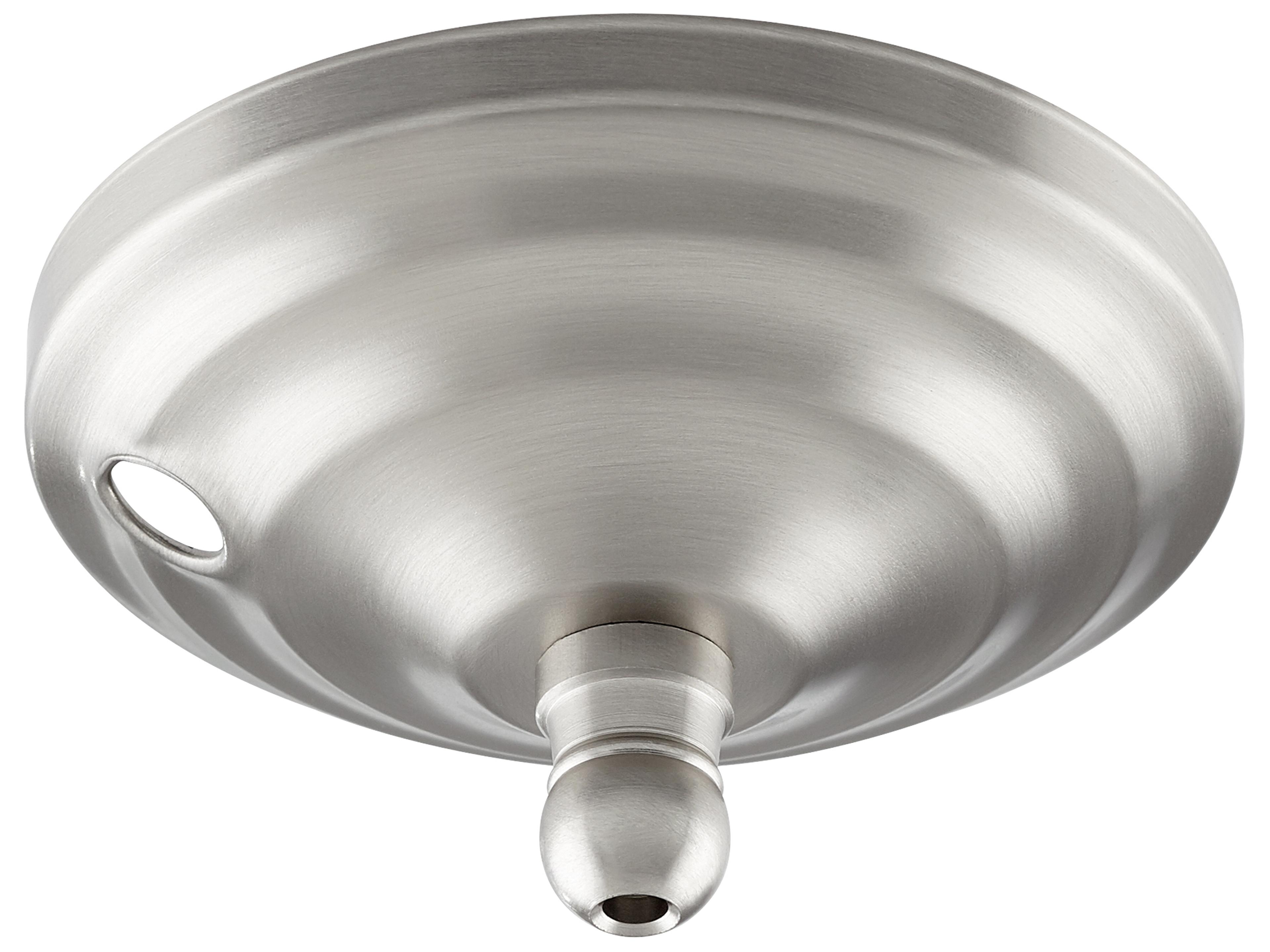 Quorum Satin Nickel Bowl Kit Cap