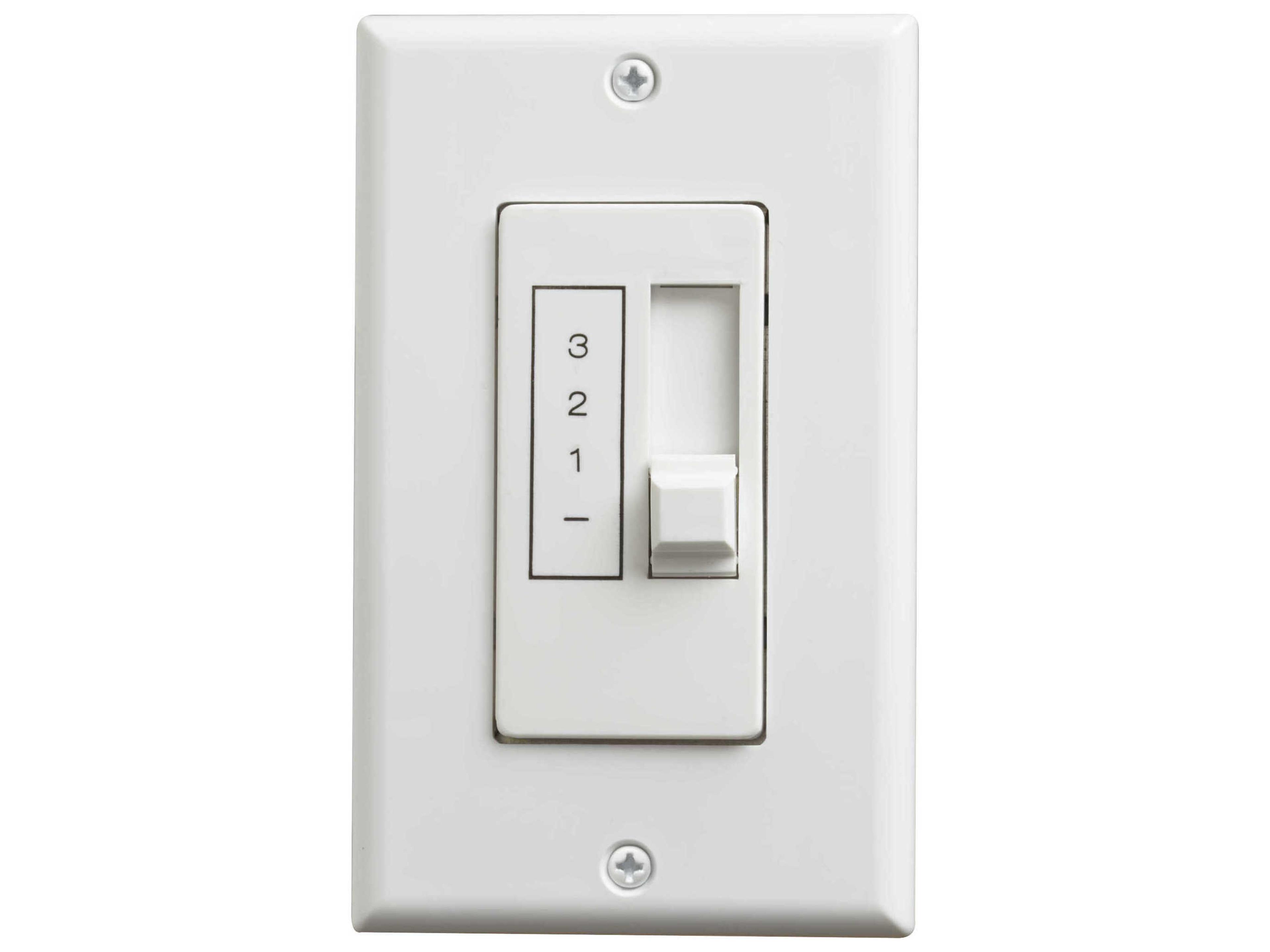 Quorum White Fan Slider Control