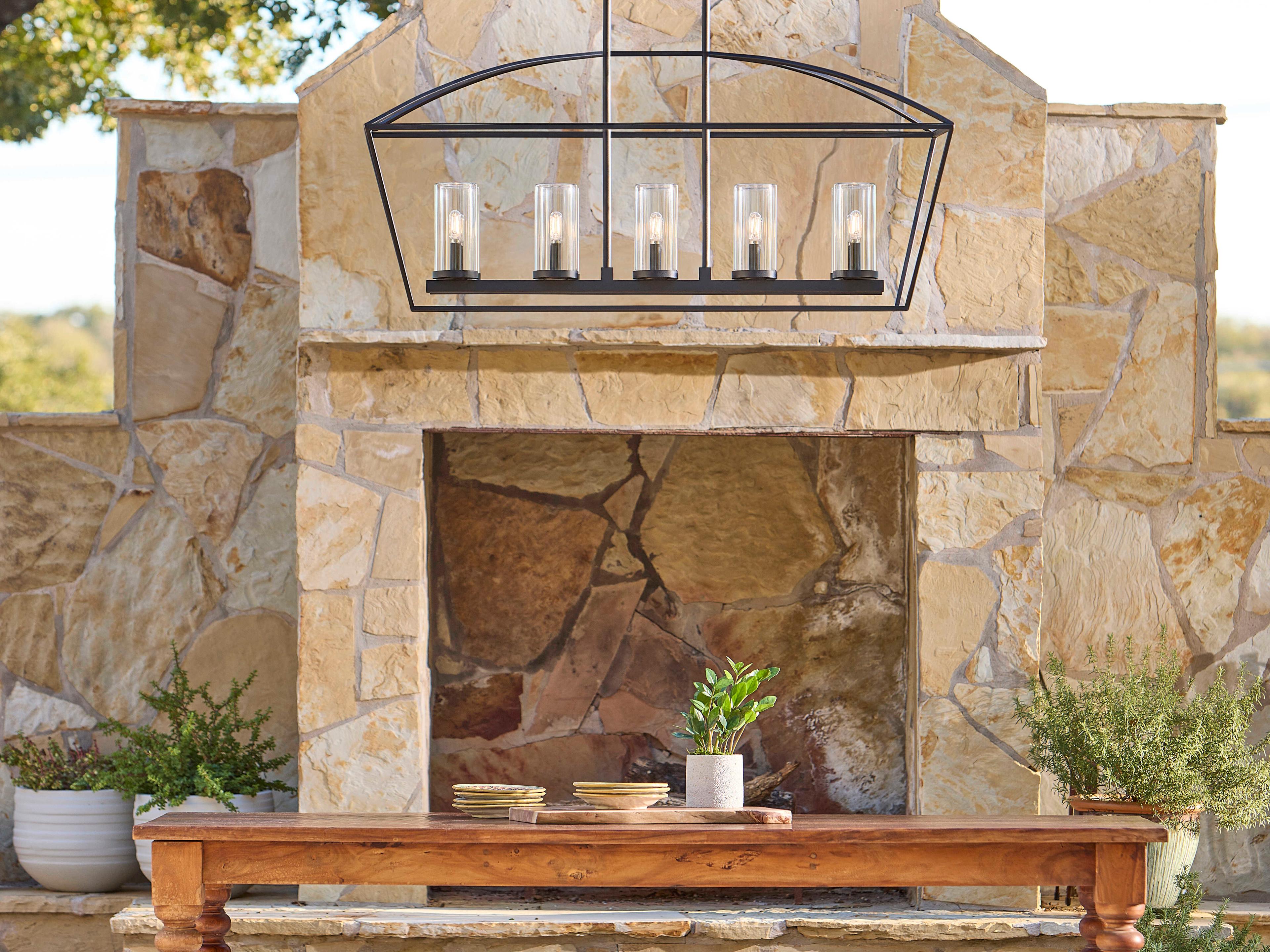 Quorum Odeon 5-Light Outdoor Hanging Light