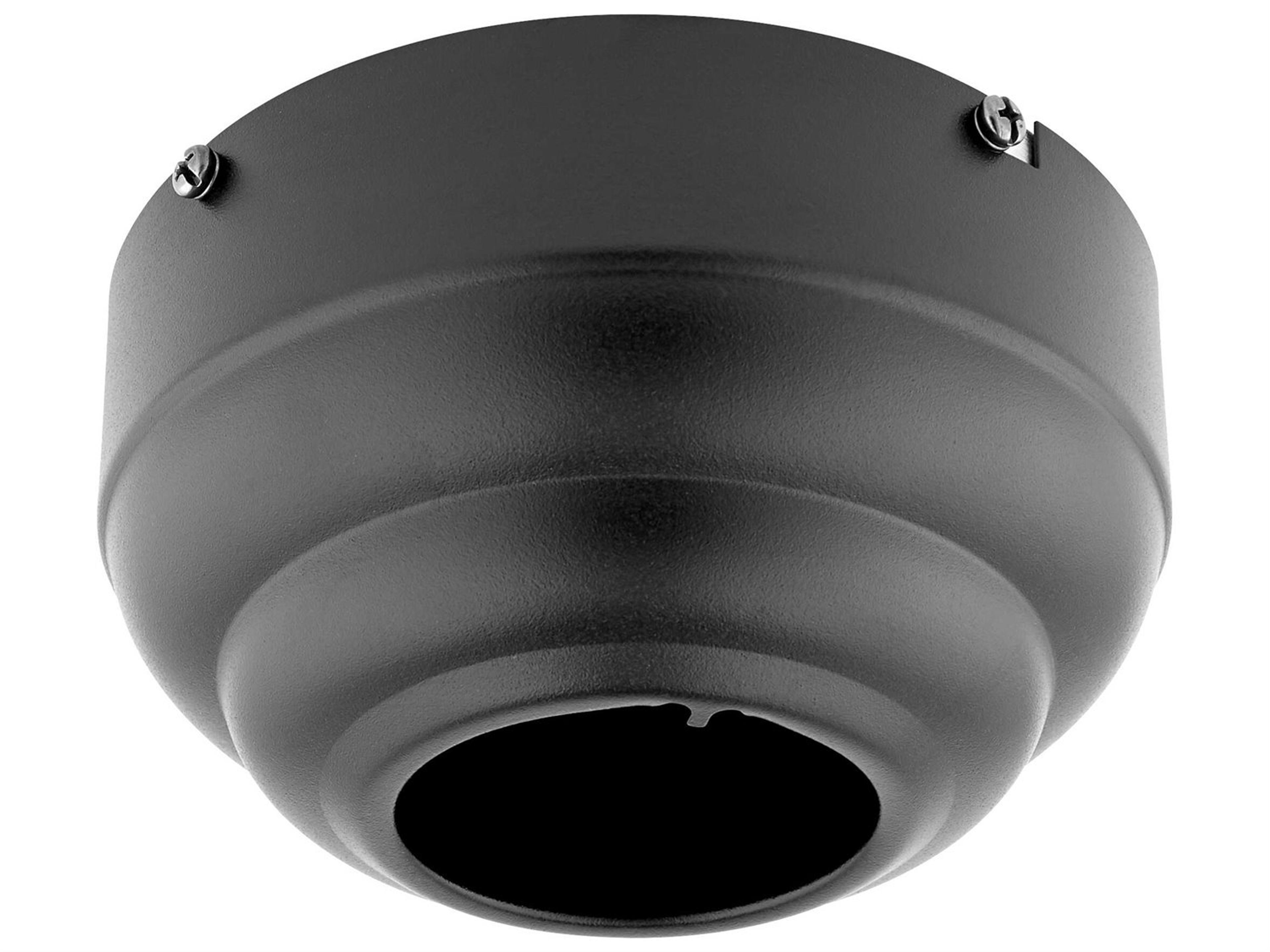 Quorum Textured Black 45 Degree Slope Ceiling Adapter
