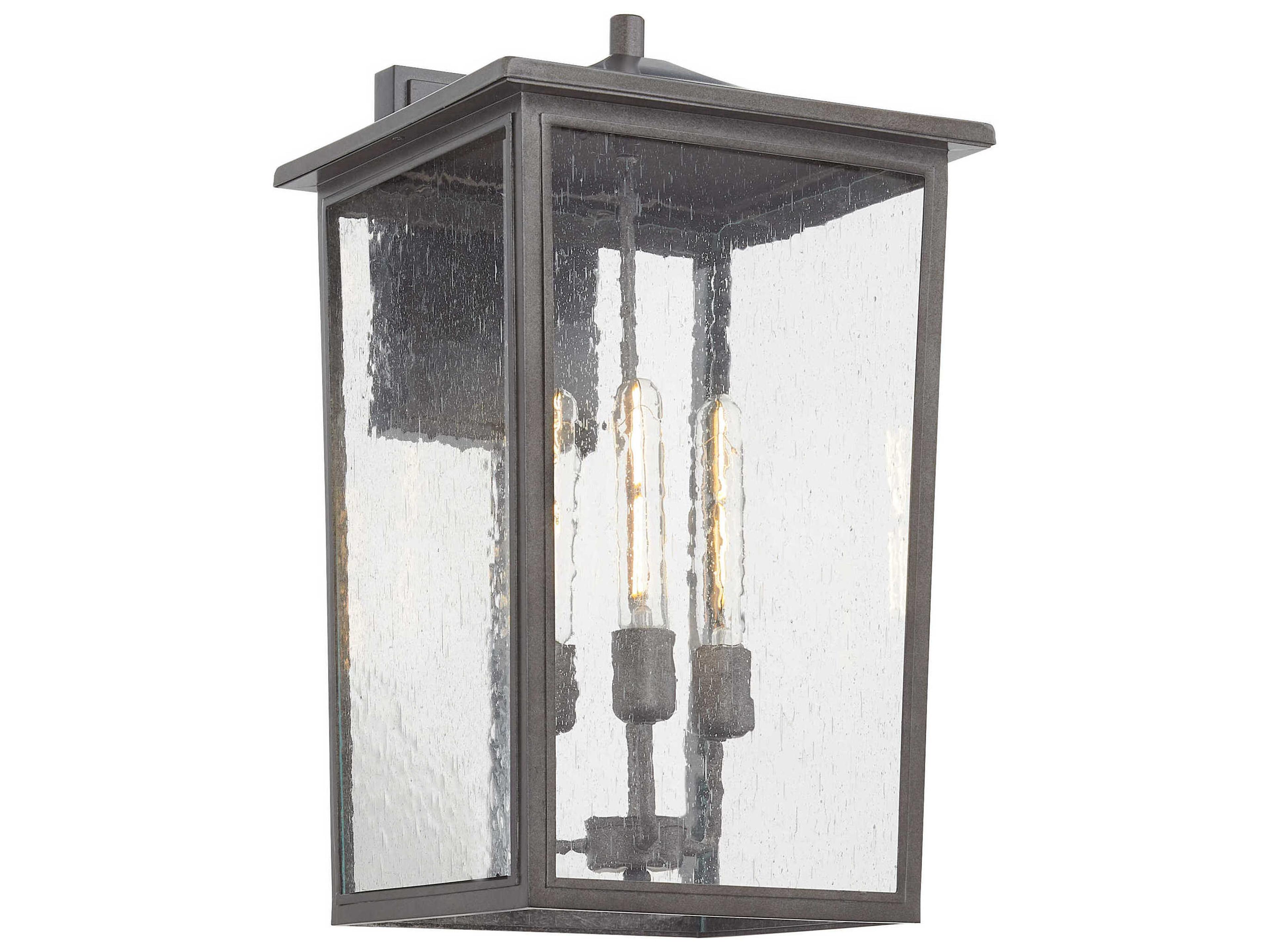 Quorum Riverside 3-Light Outdoor Wall Light