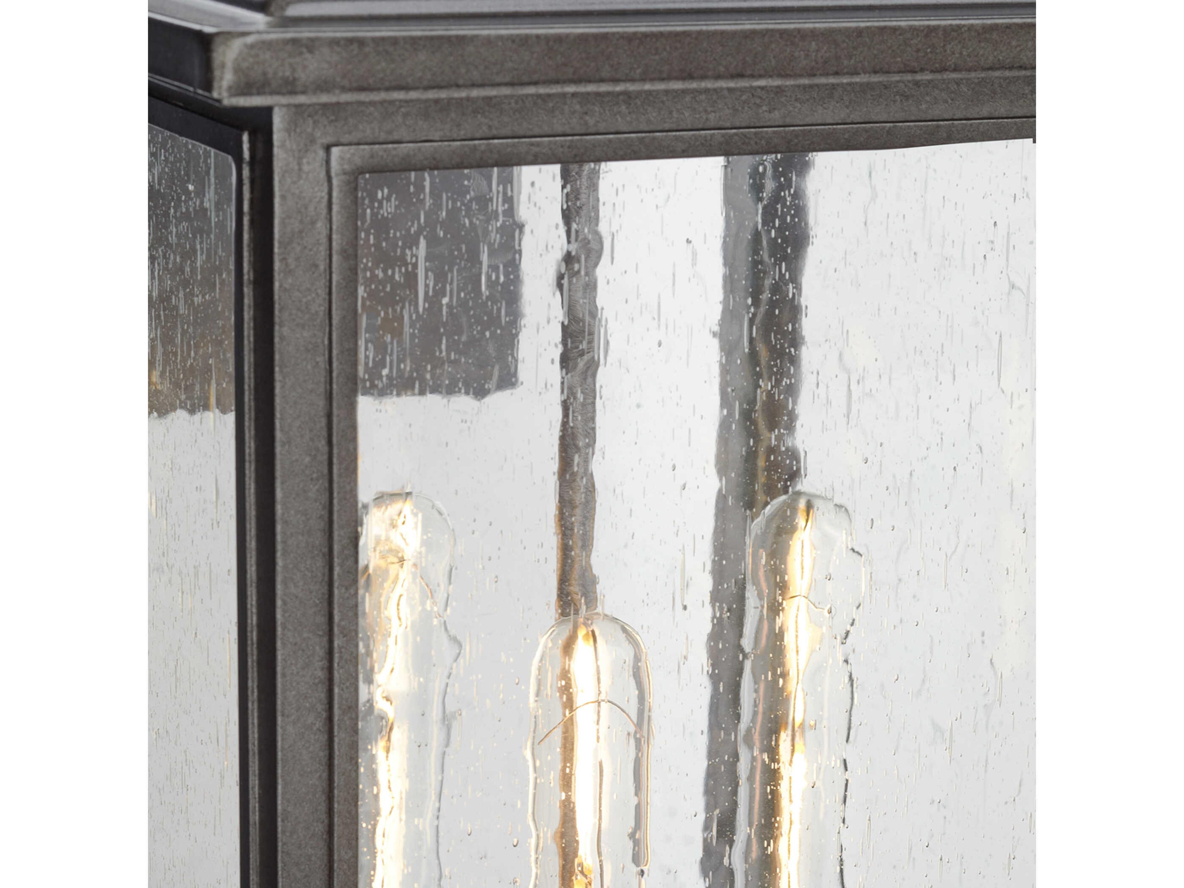 Quorum Riverside 3-Light Outdoor Wall Light