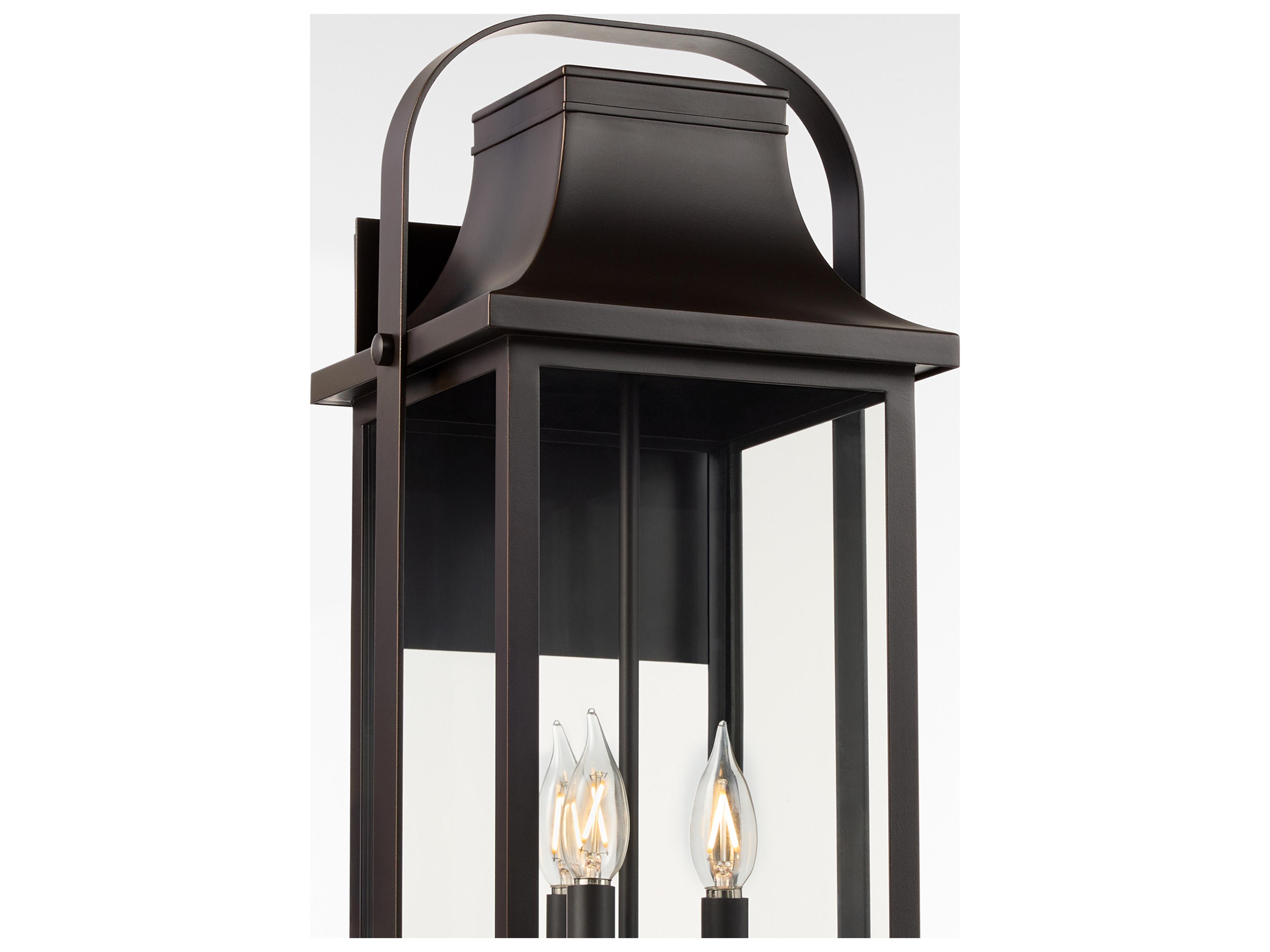 Quorum Downey 3-Light Outdoor Wall Light