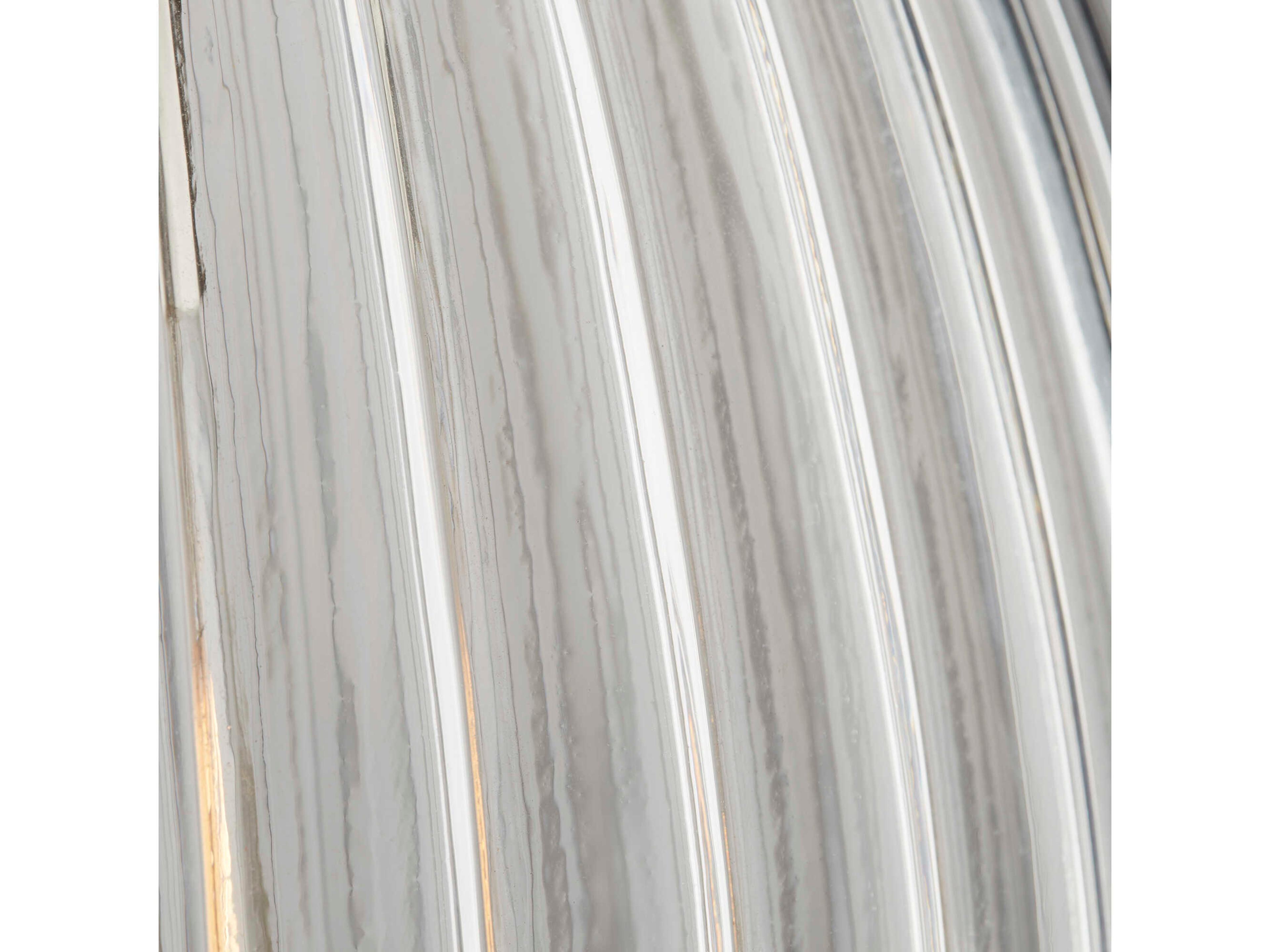 Quorum 1-Light Satin Nickel Glass Cylinder Mini Pendant