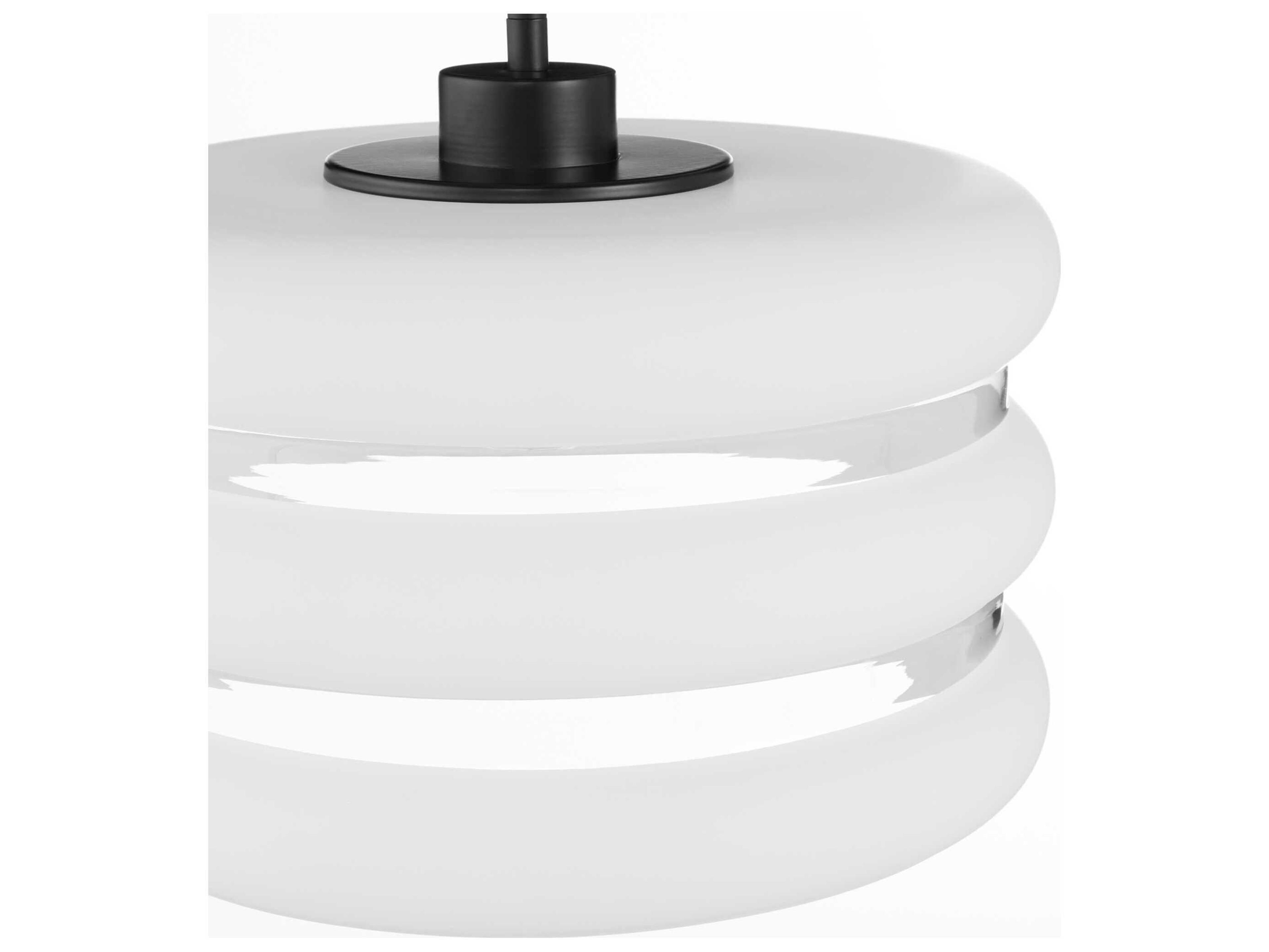 Quorum Gillis 1-Light Matte Black Pendant