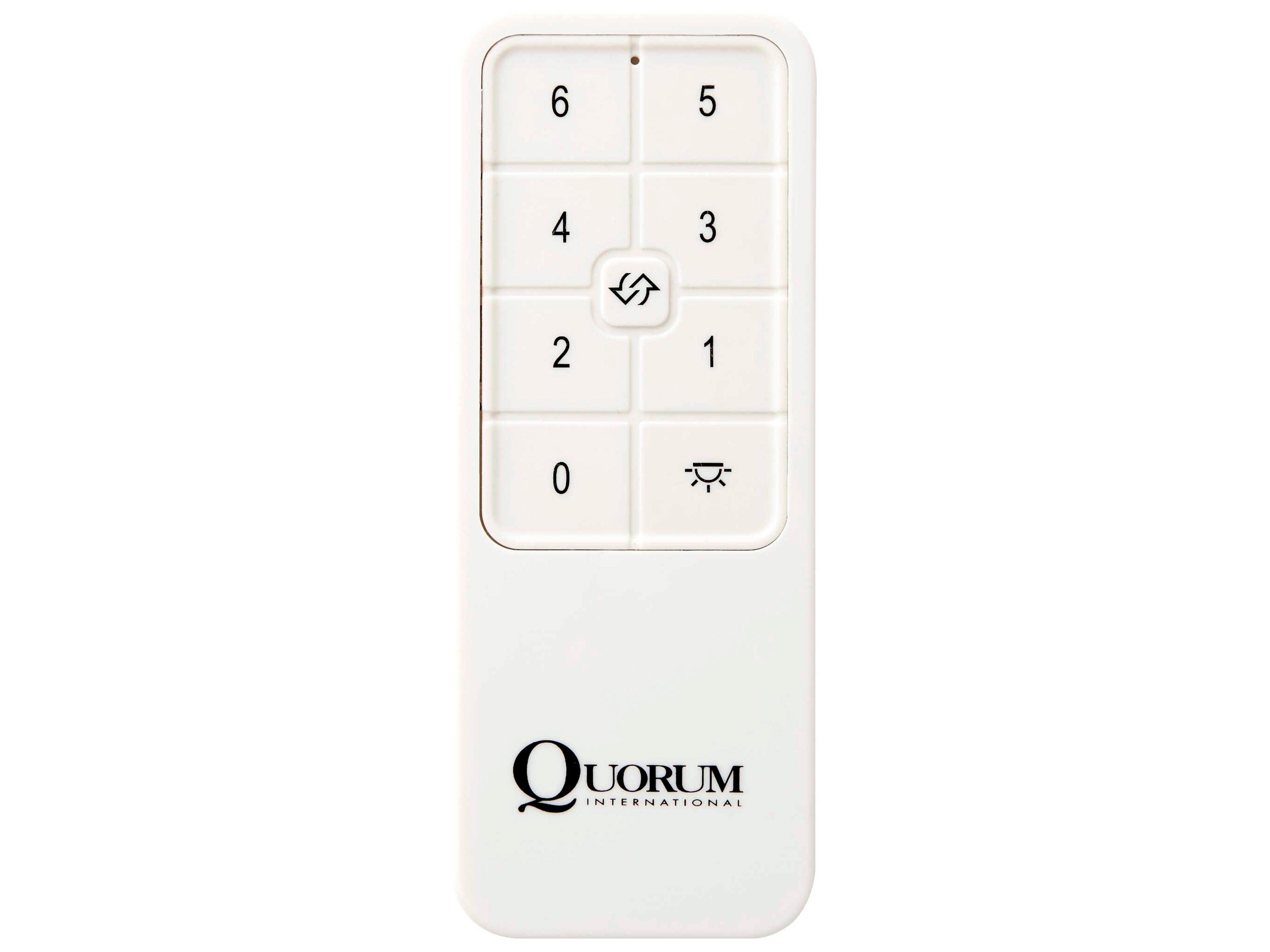 Quorum White DC Remote Control with Dip Switch