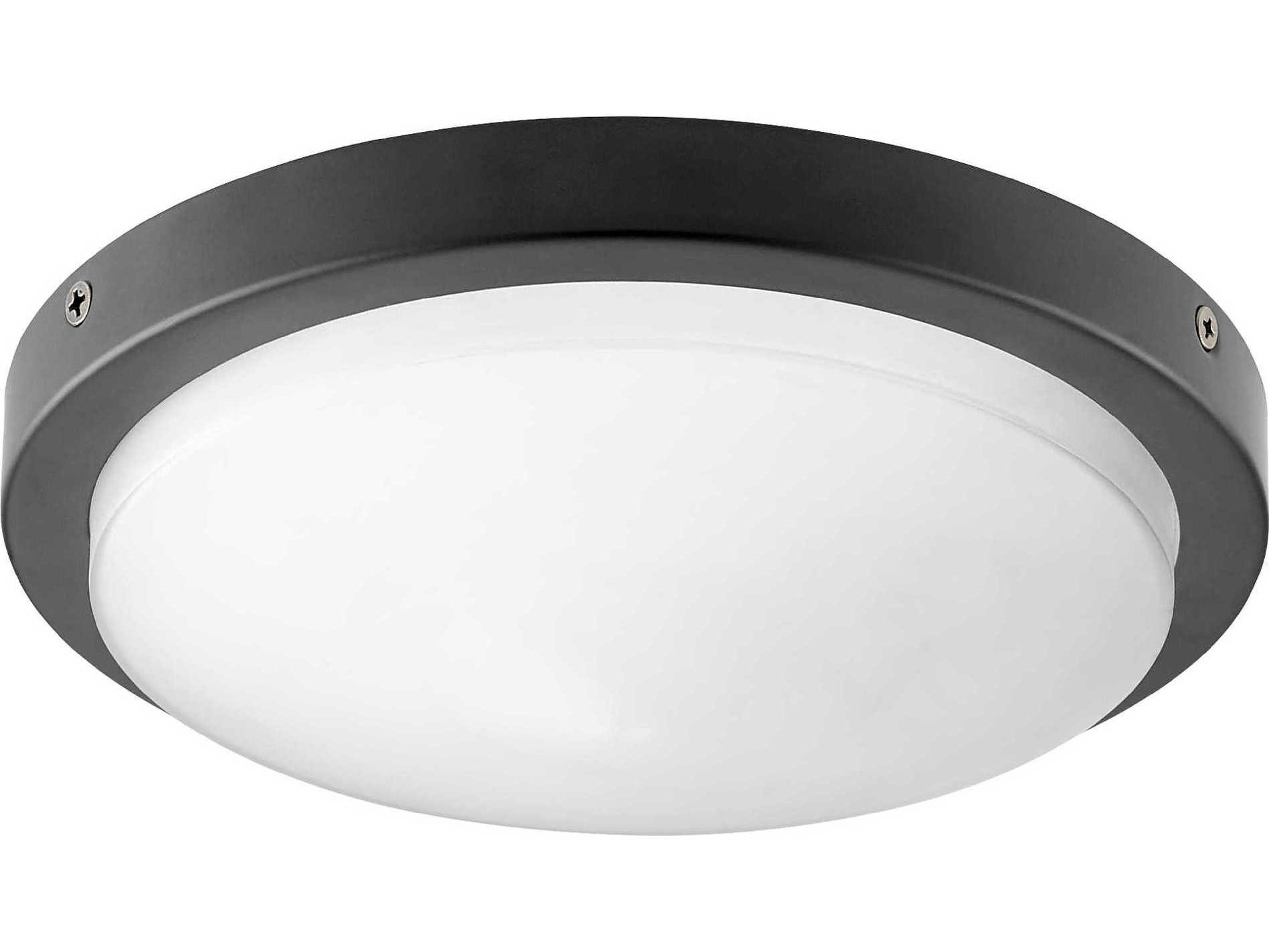Titus 1-Light Matte Black LED Bowl Flush Mount
