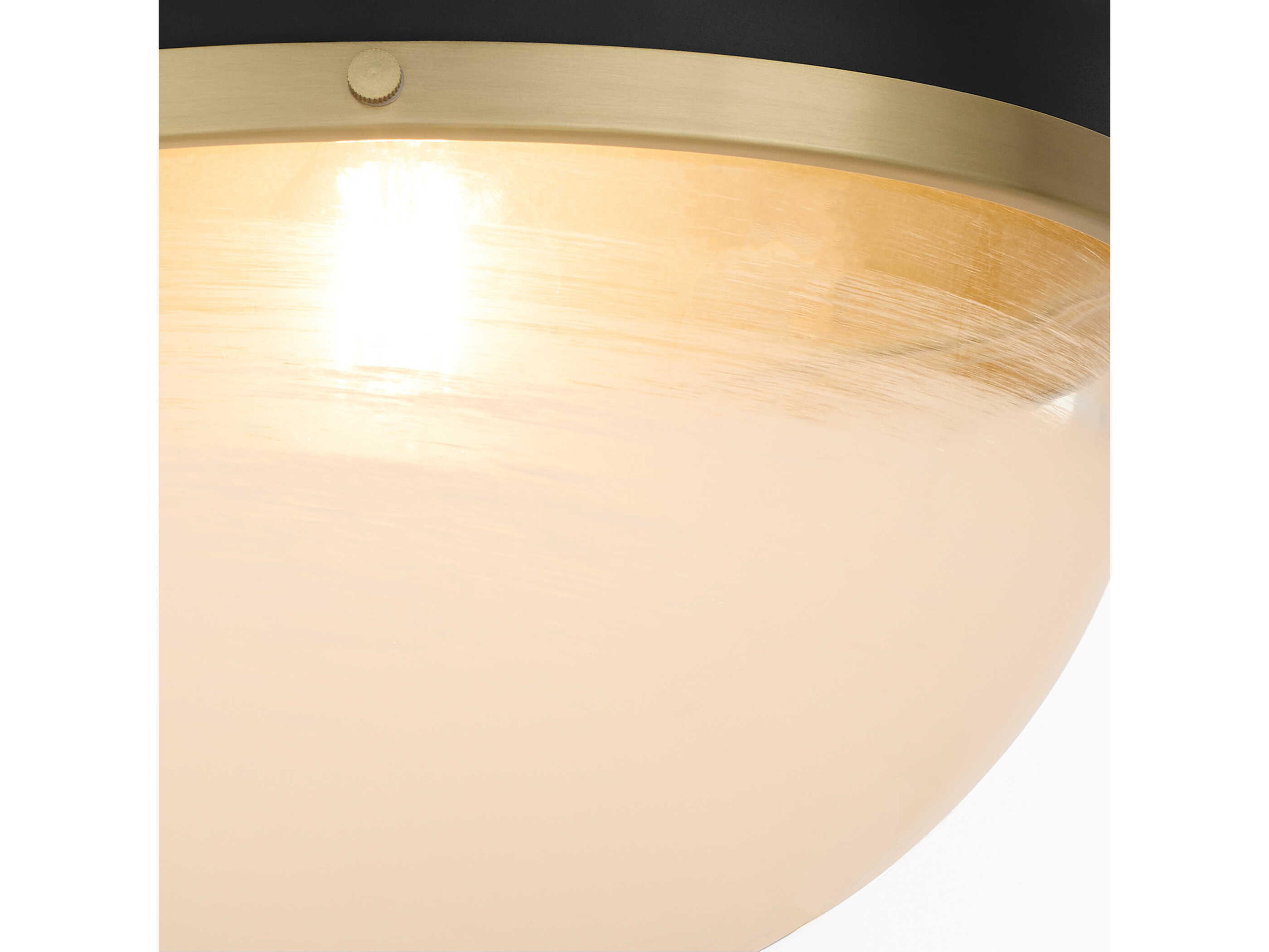 Quorum 1-Light Textured Black Aged Brass Globe Pendant