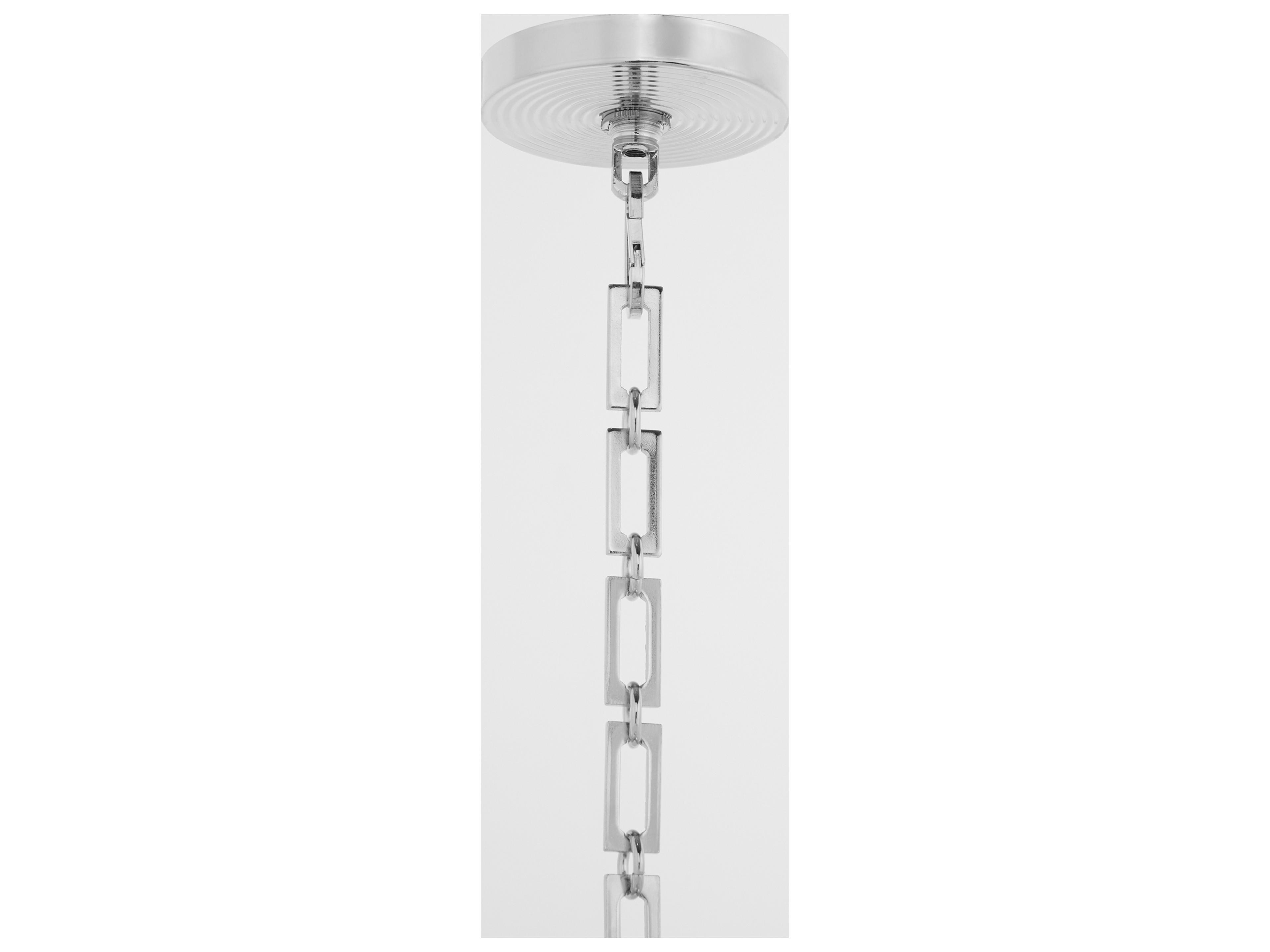 Quorum Belinder 4-Light Chrome Drum Pendant
