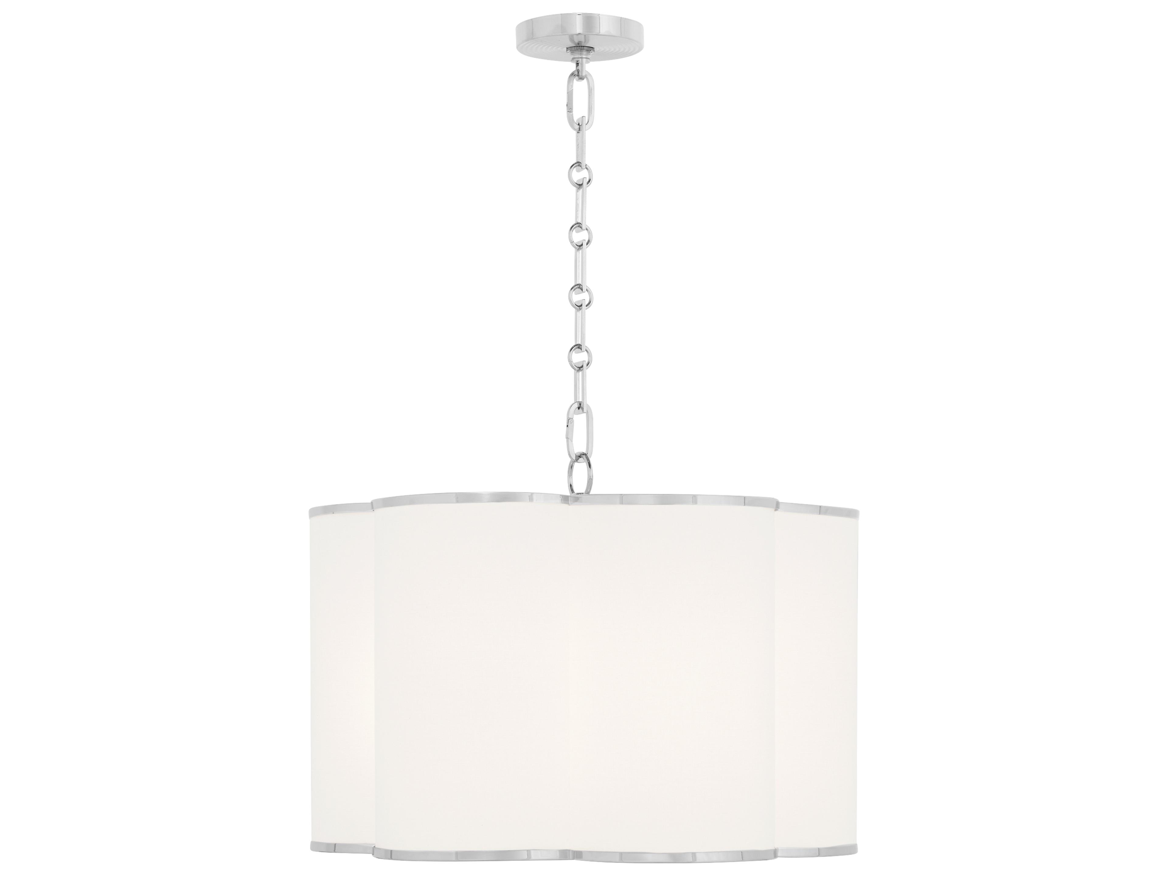 Quorum Belinder 4-Light Chrome Drum Pendant