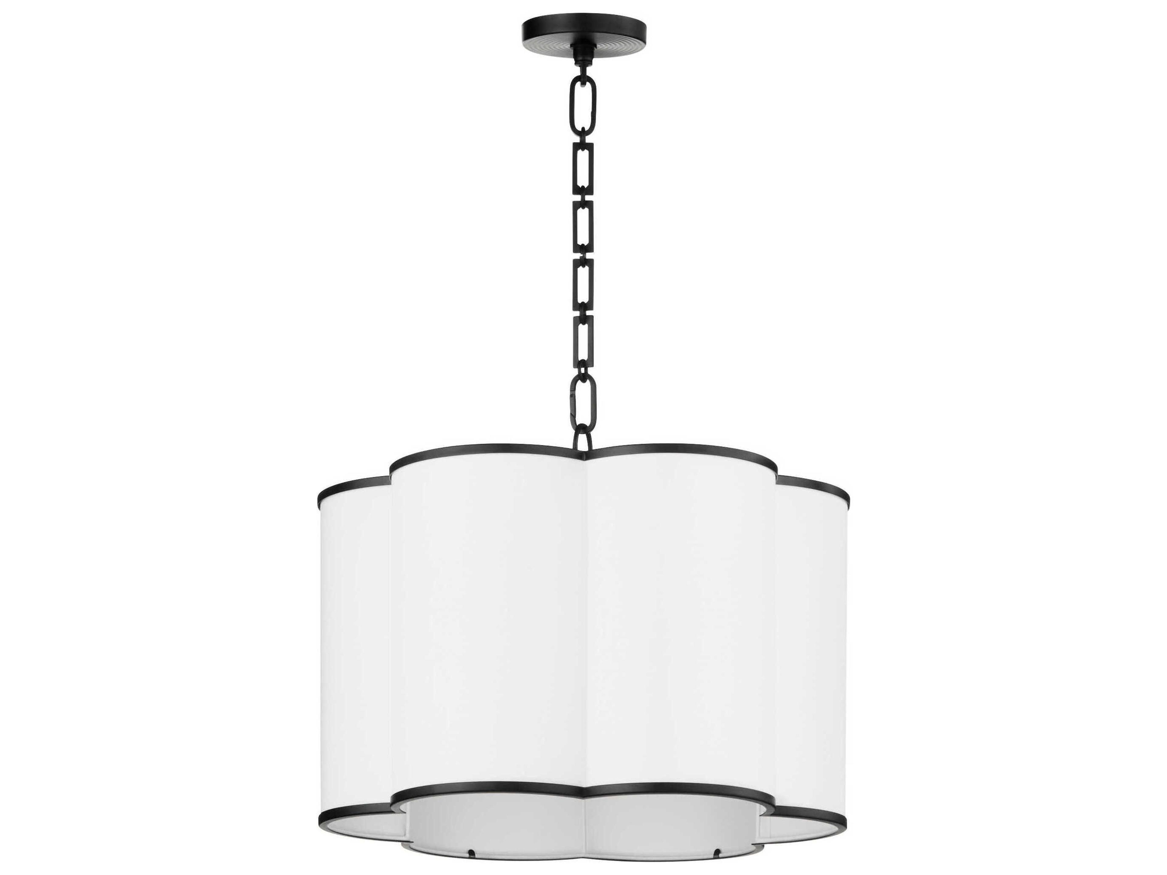 Belinder 4-Light Matte Black Pendant