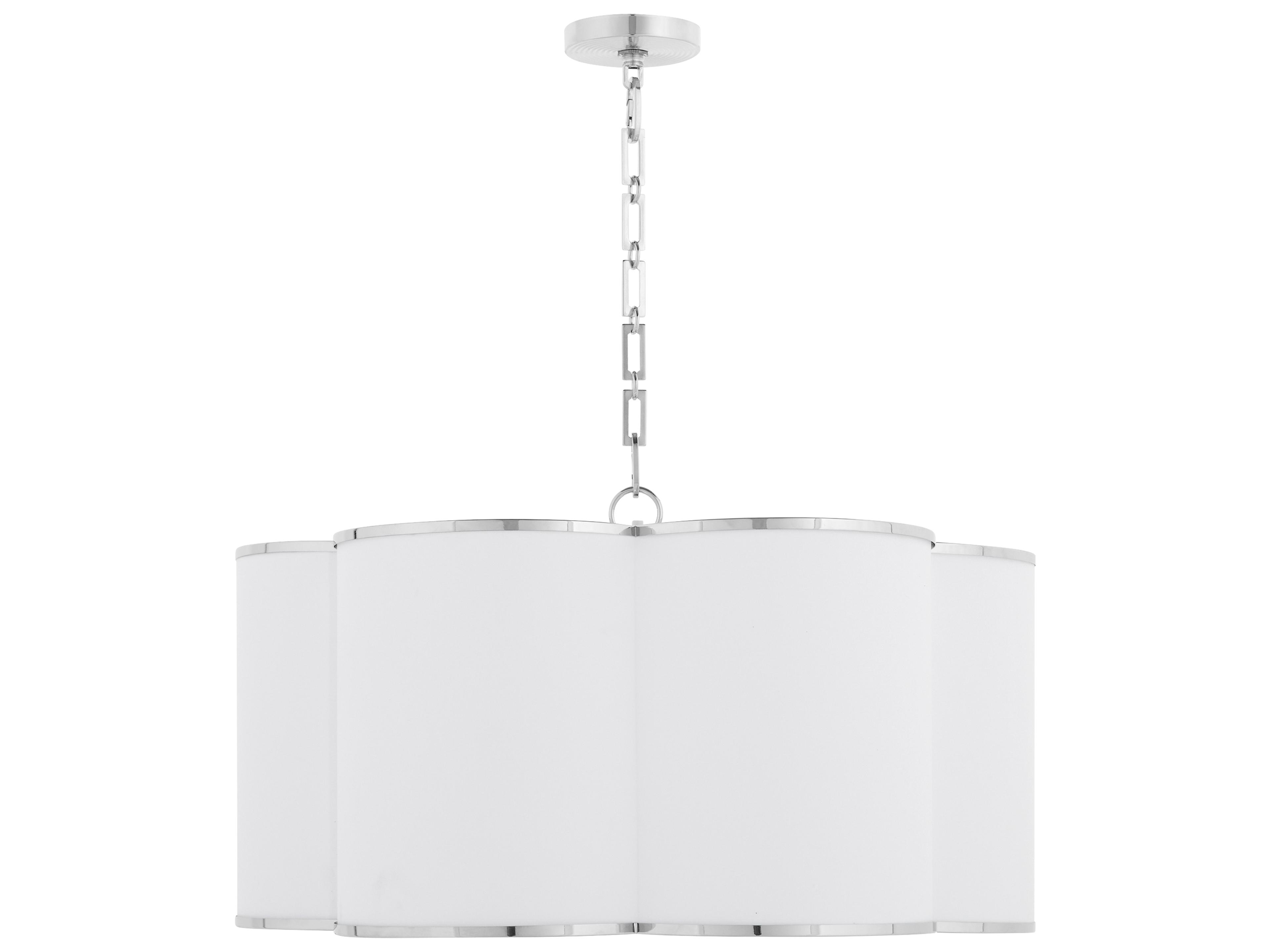 Belinder 6-Light Chrome Drum Pendant