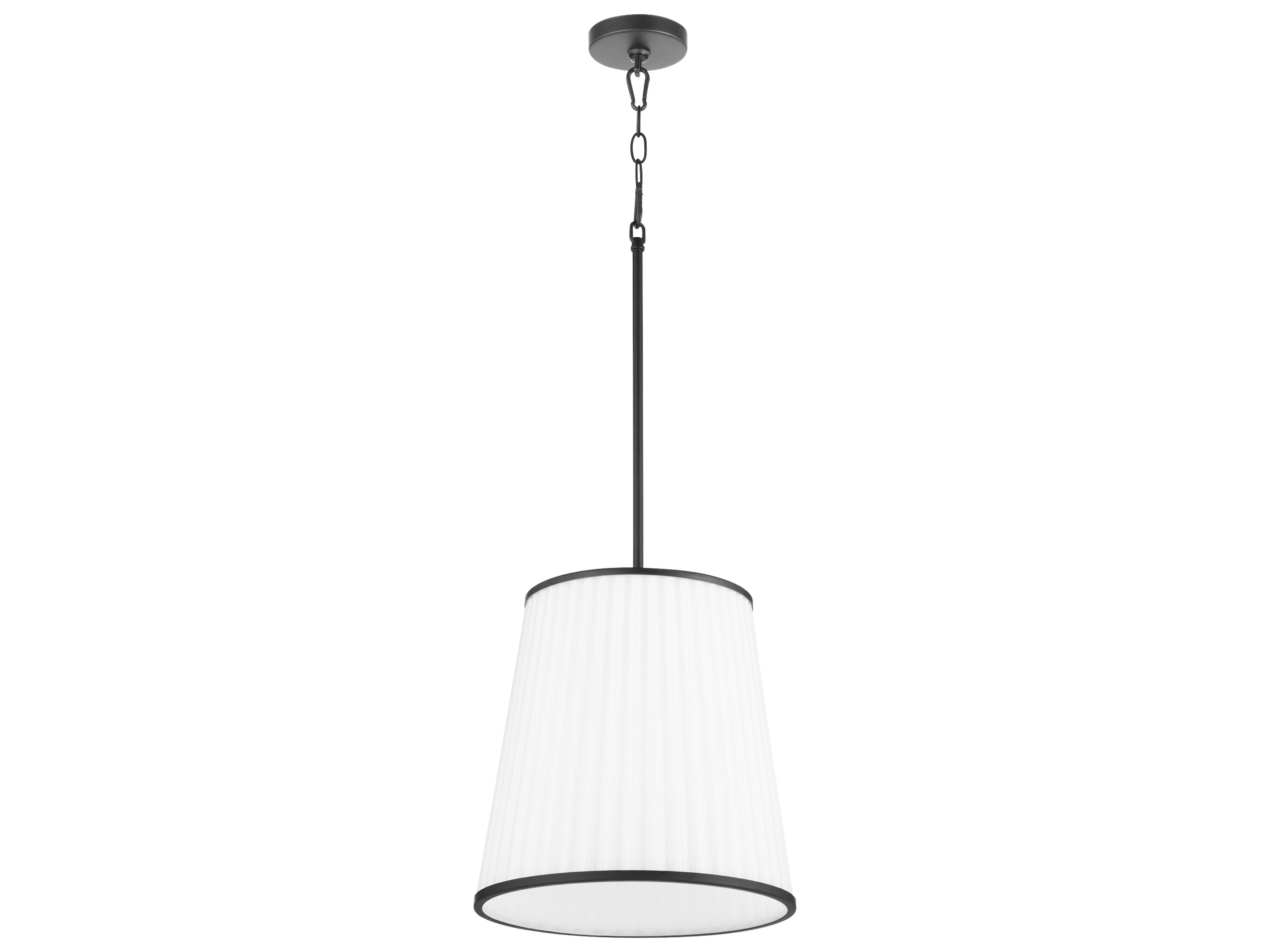 Marlon 3-Light Matte Black Empire Pendant