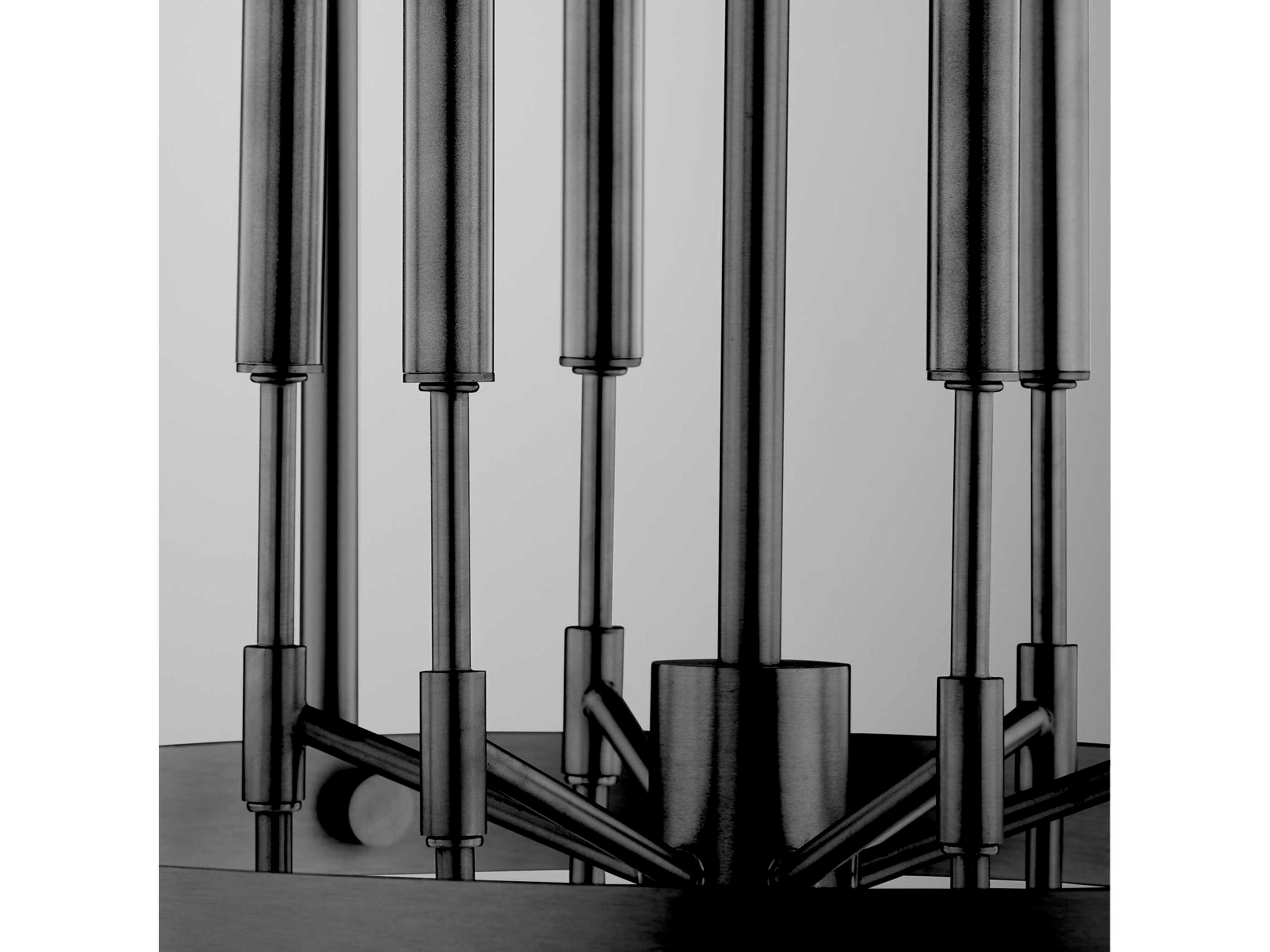 Quorum Hamilton 6-Light Matte Black Cylinder Pendant