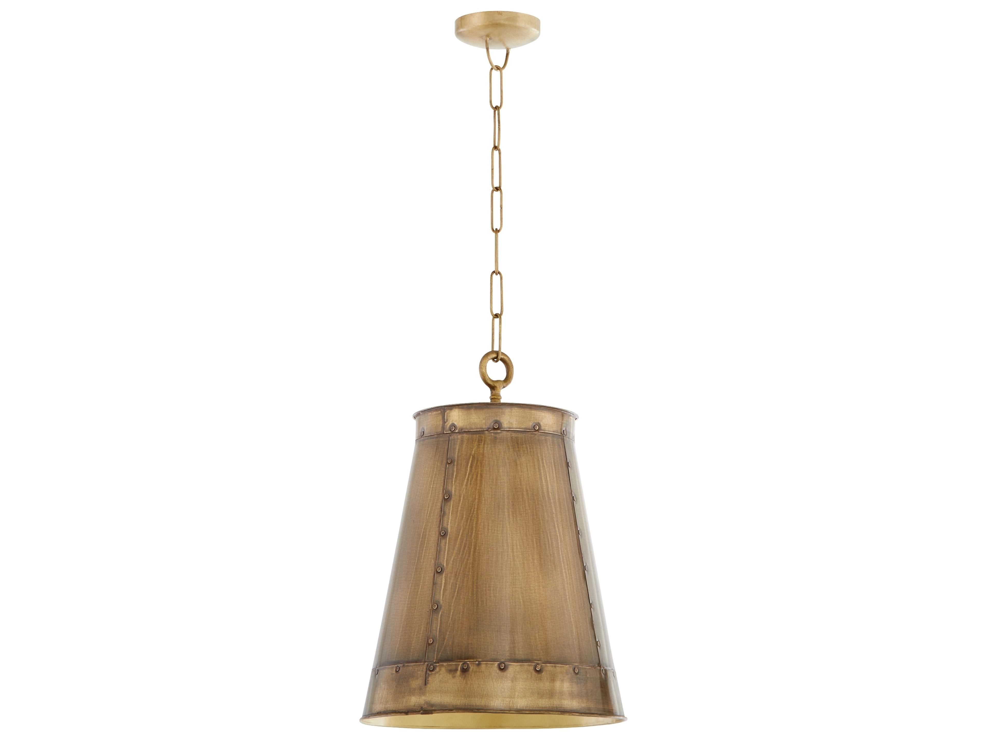 Artisan 3-Light Brass Pendant