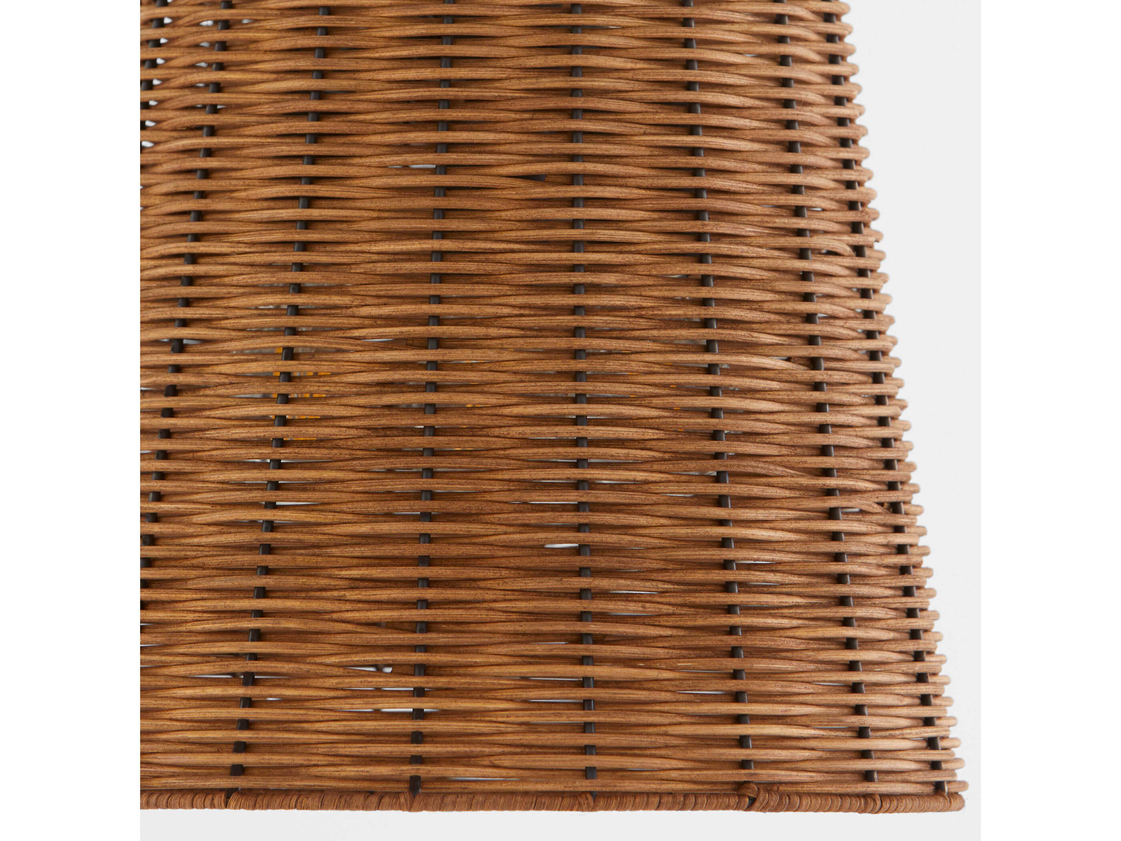 Quorum 3-Light Matte Black Drum Pendant