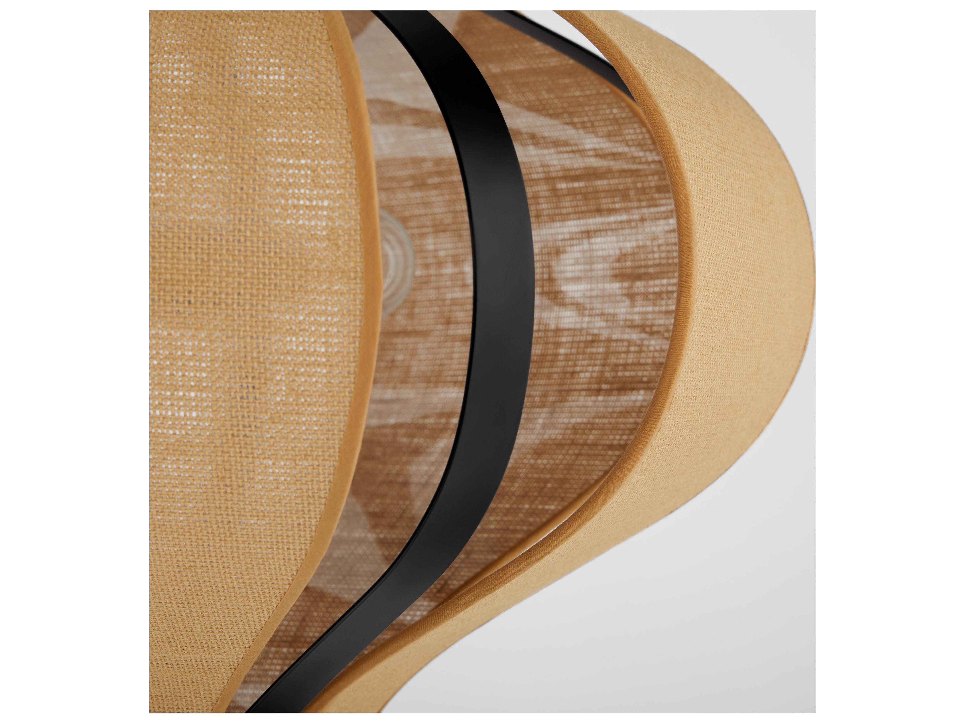 Quorum Monroe 3-Light Matte Black Pendant