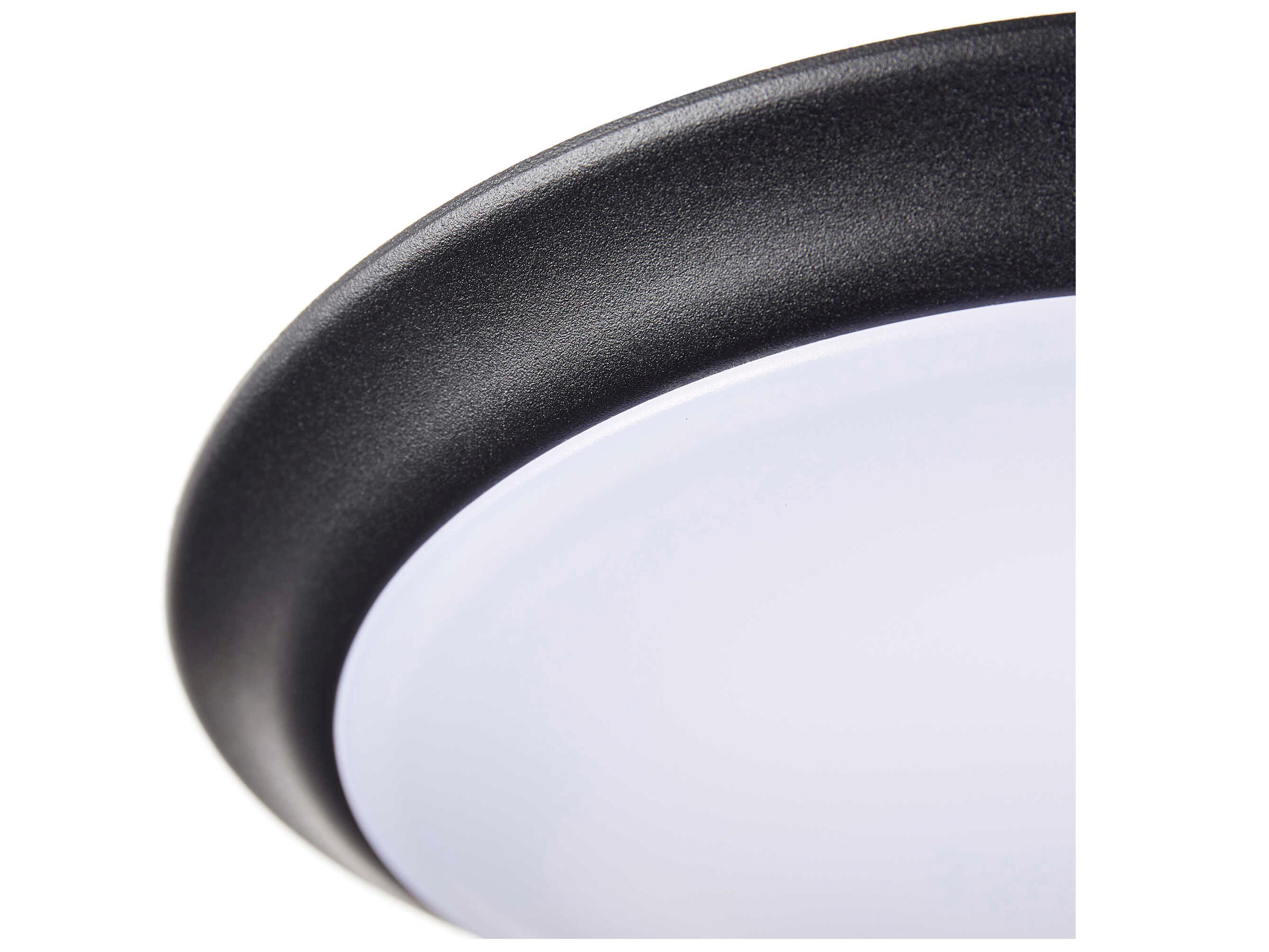 Quorum 1-Light Noir Black LED Bowl Flush Mount