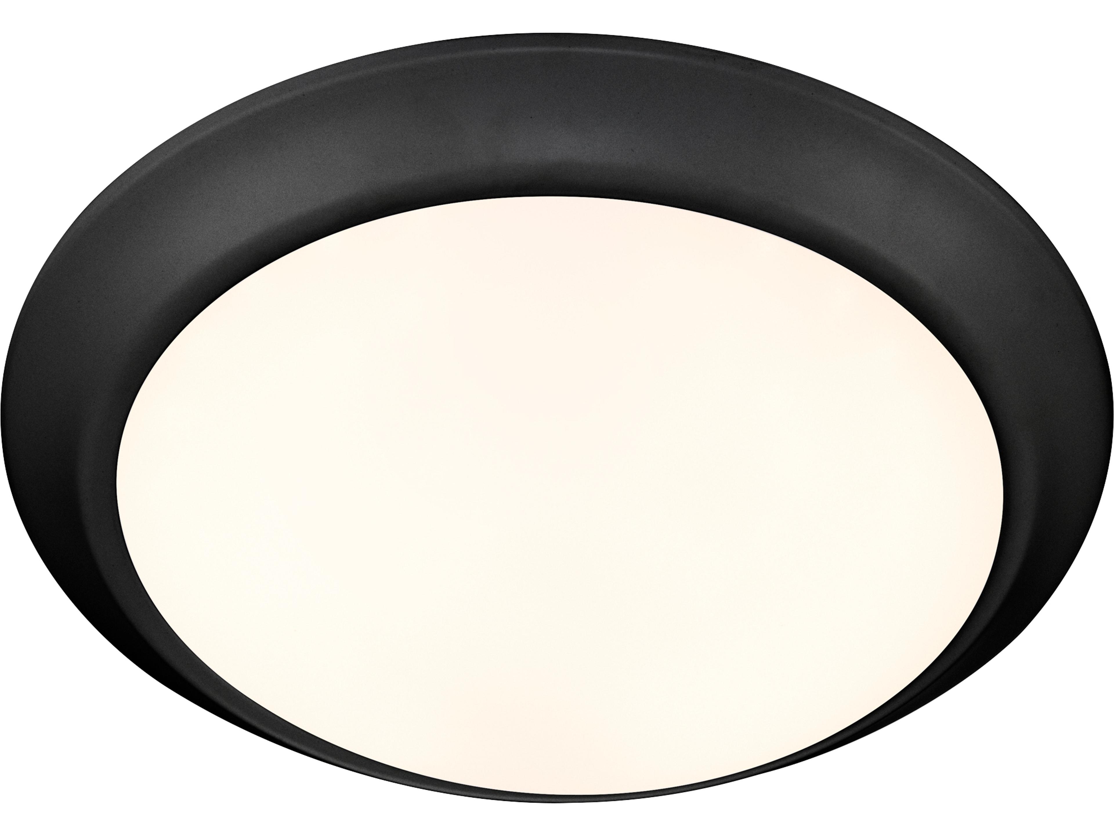 Quorum Outdoor Matte Black Ceiling Light