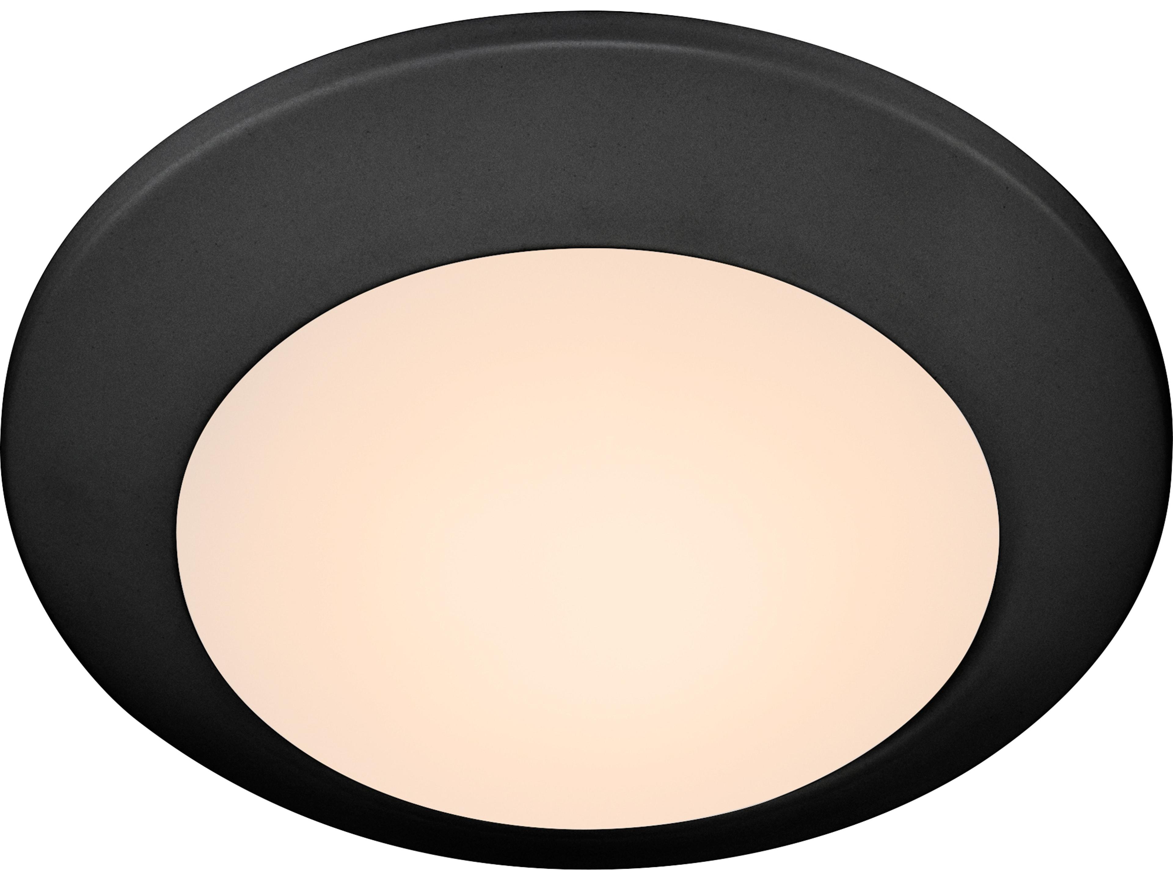 Quorum Outdoor Matte Black Ceiling Light