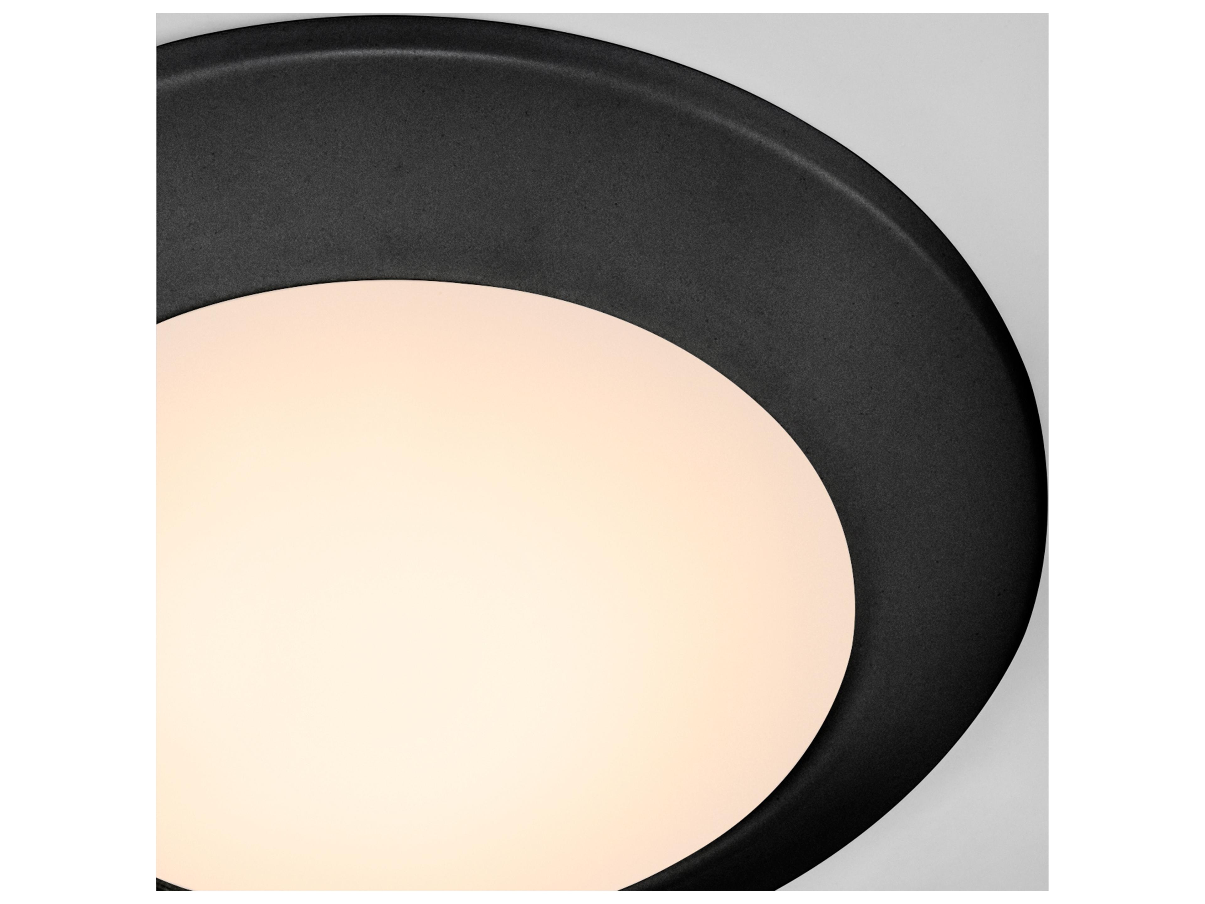 Quorum Outdoor Matte Black Ceiling Light
