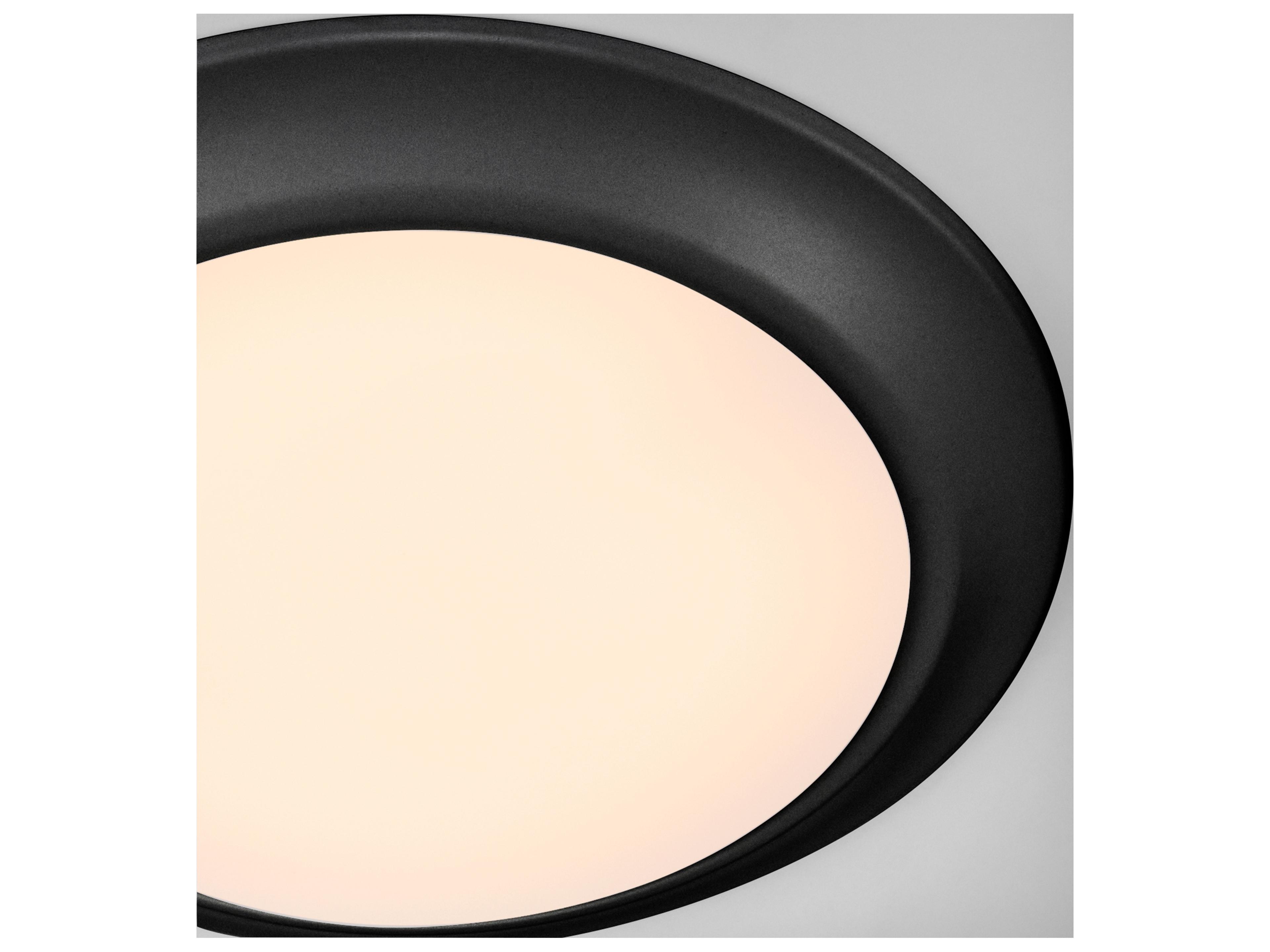 Quorum Outdoor Matte Black Ceiling Light
