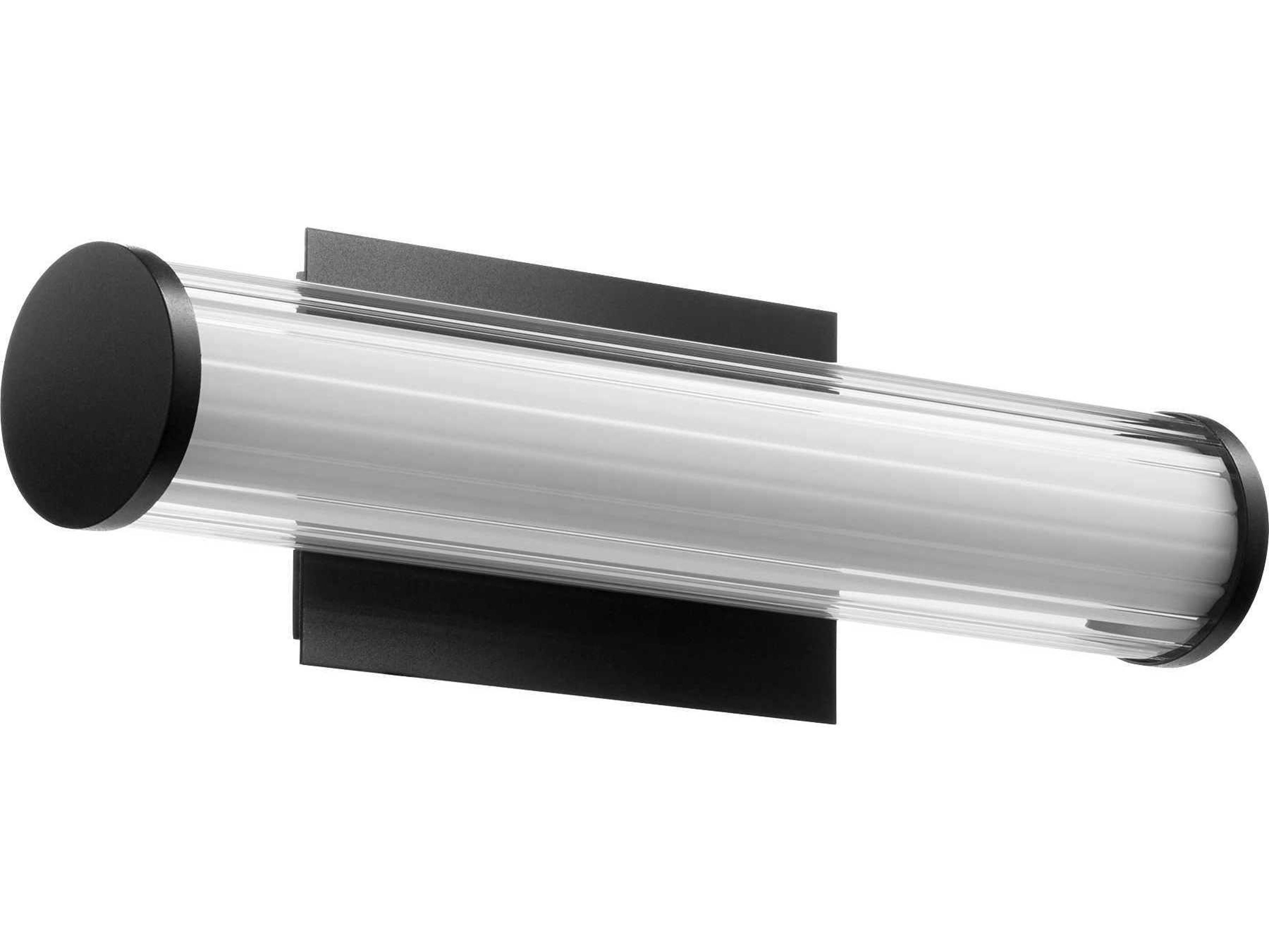 1-Light Noir Black LED Vanity Light