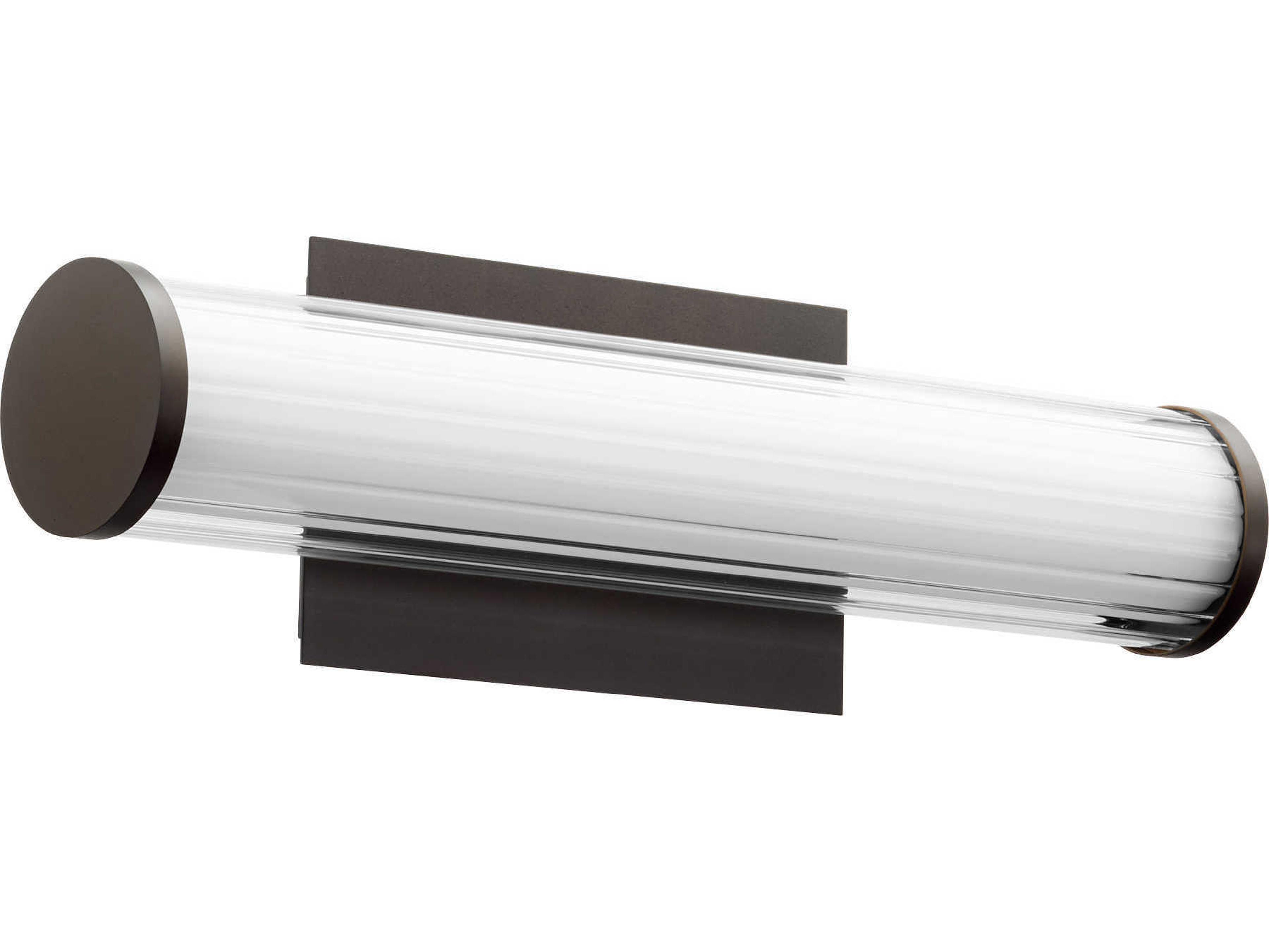 1-Light Oiled Bronze Vanity Light