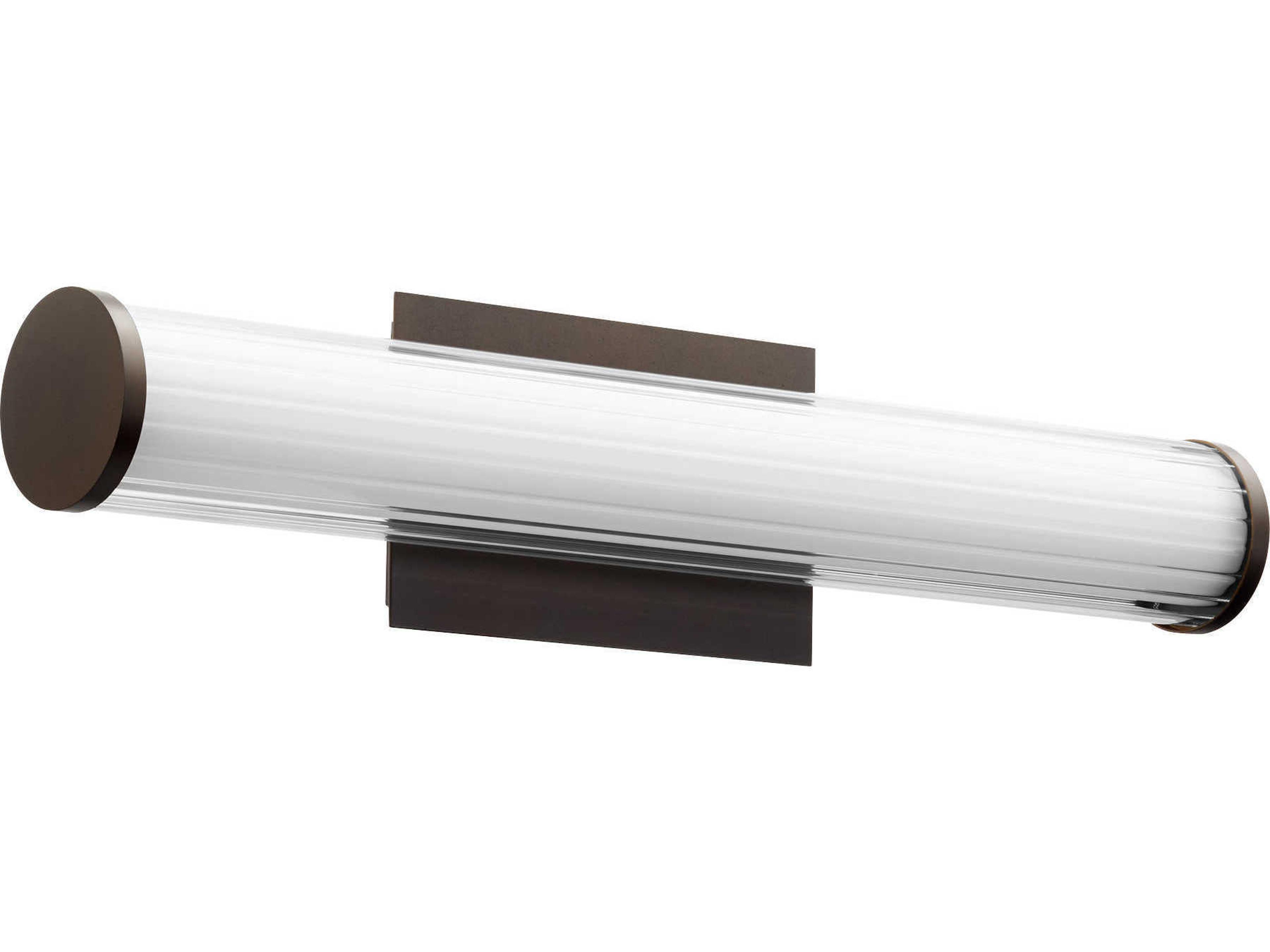 2-Light Oiled Bronze Vanity Light