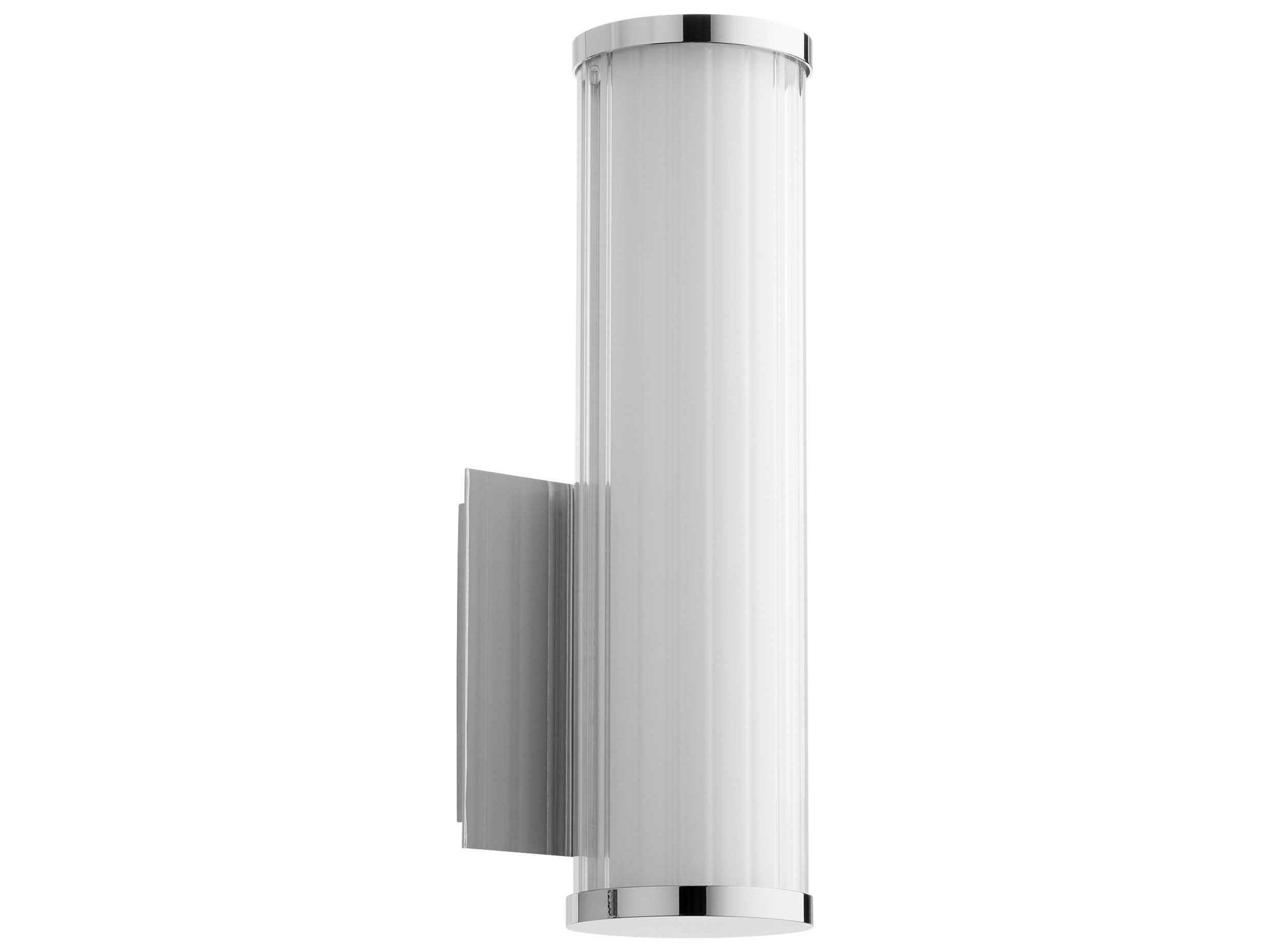 1-Light Polished Nickel LED Wall Sconce