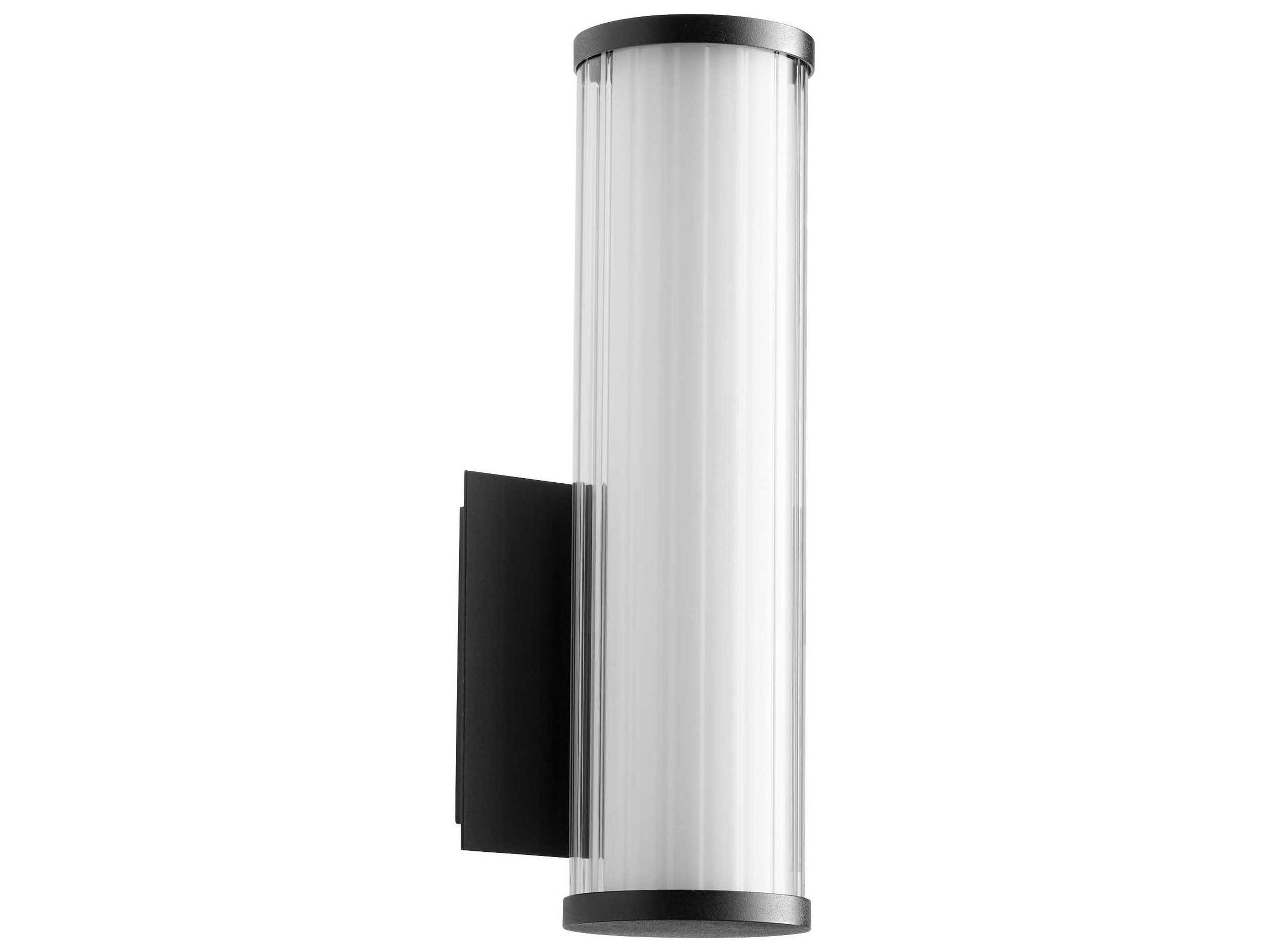 1-Light Noir Black LED Wall Sconce