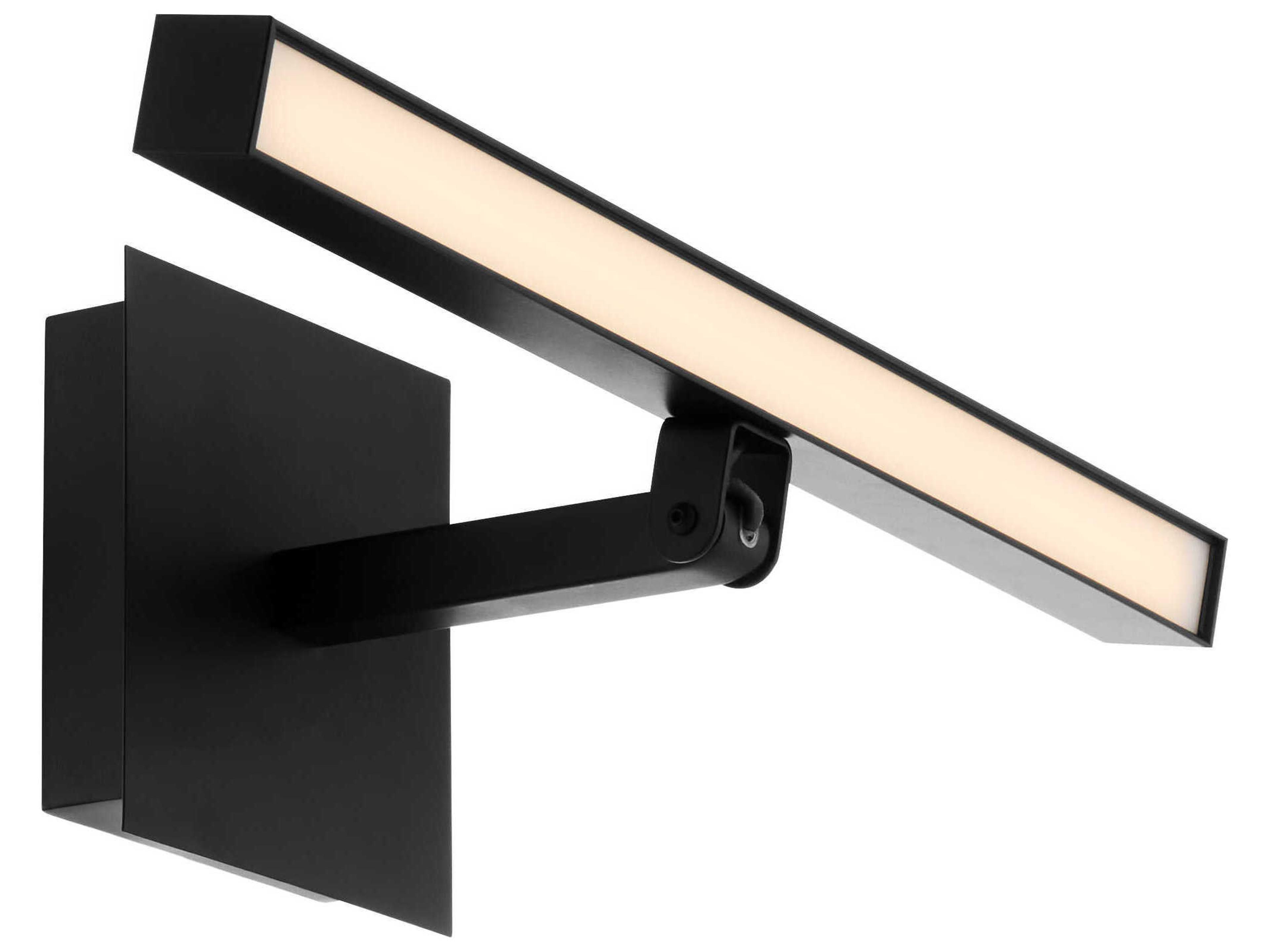 Quorum 1-Light Matte Black Picture Light