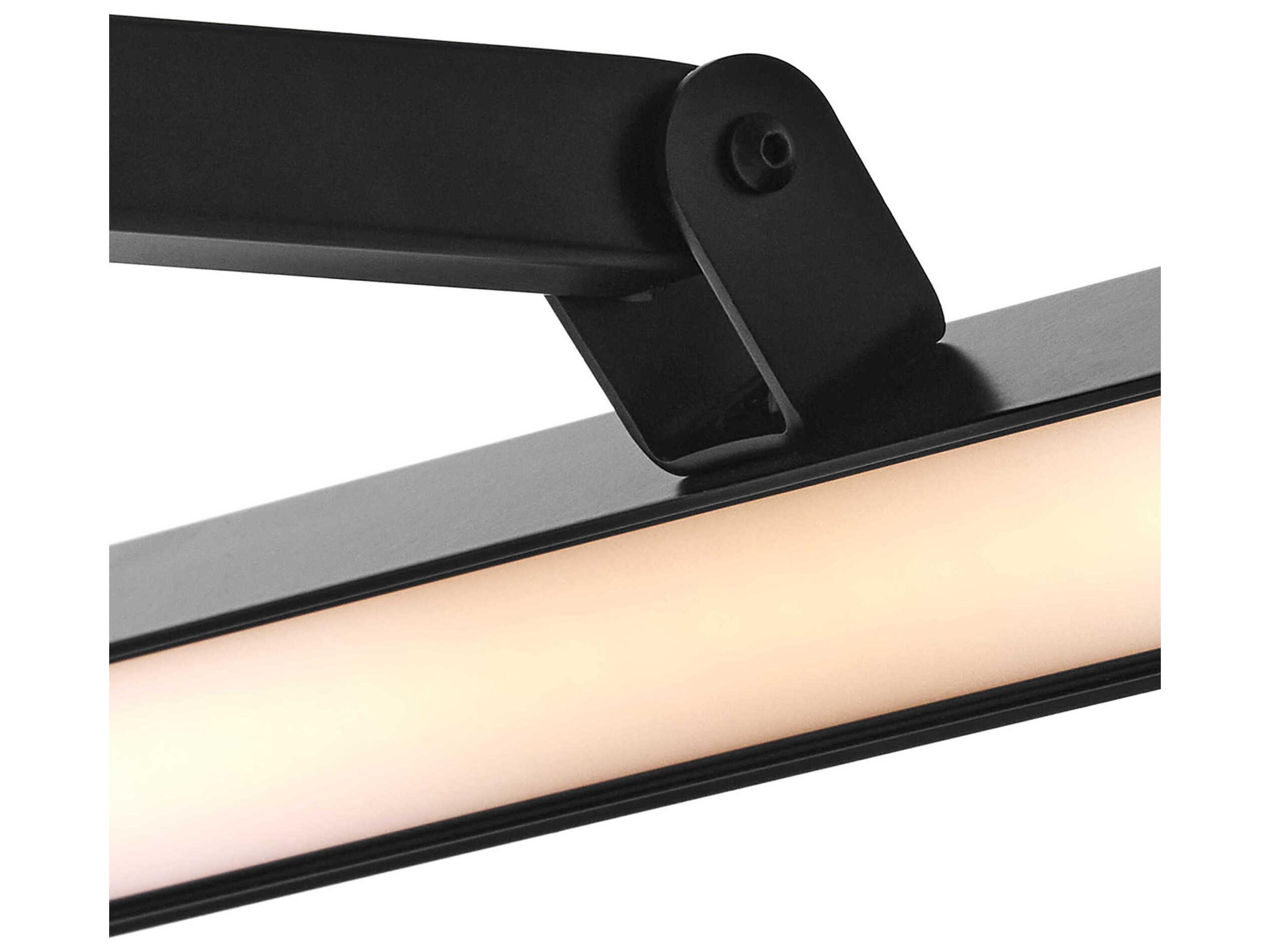 Quorum 1-Light Matte Black Picture Light