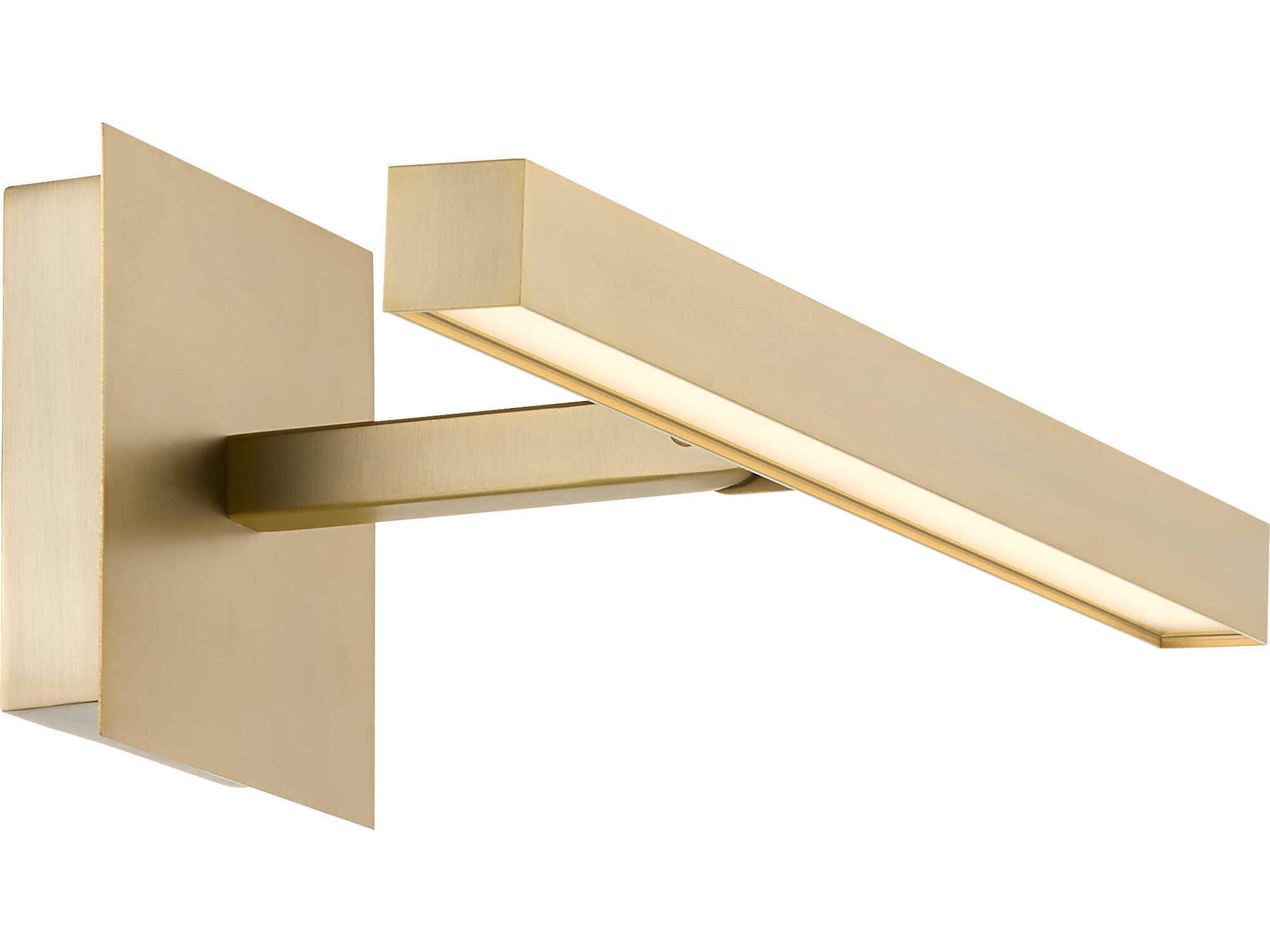 Quorum 1-Light Aged Brass Picture Light