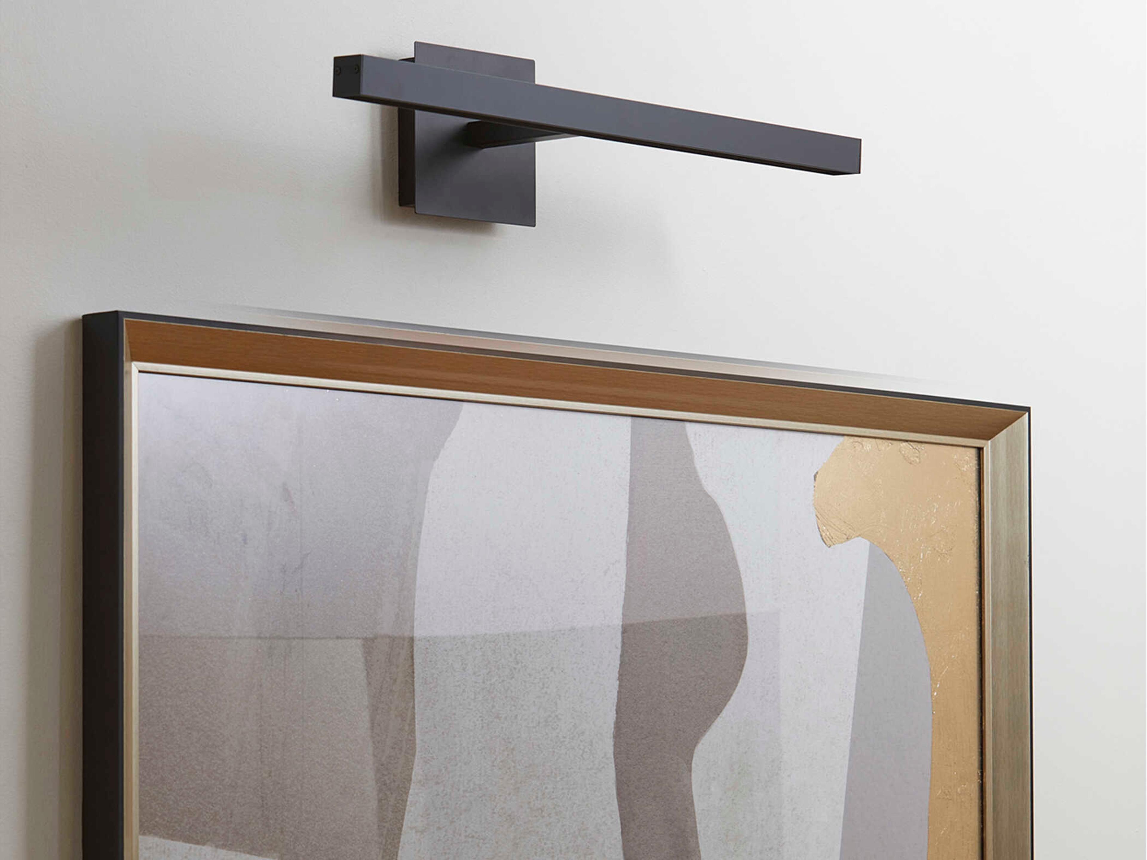 Quorum 1-Light Matte Black Picture Light