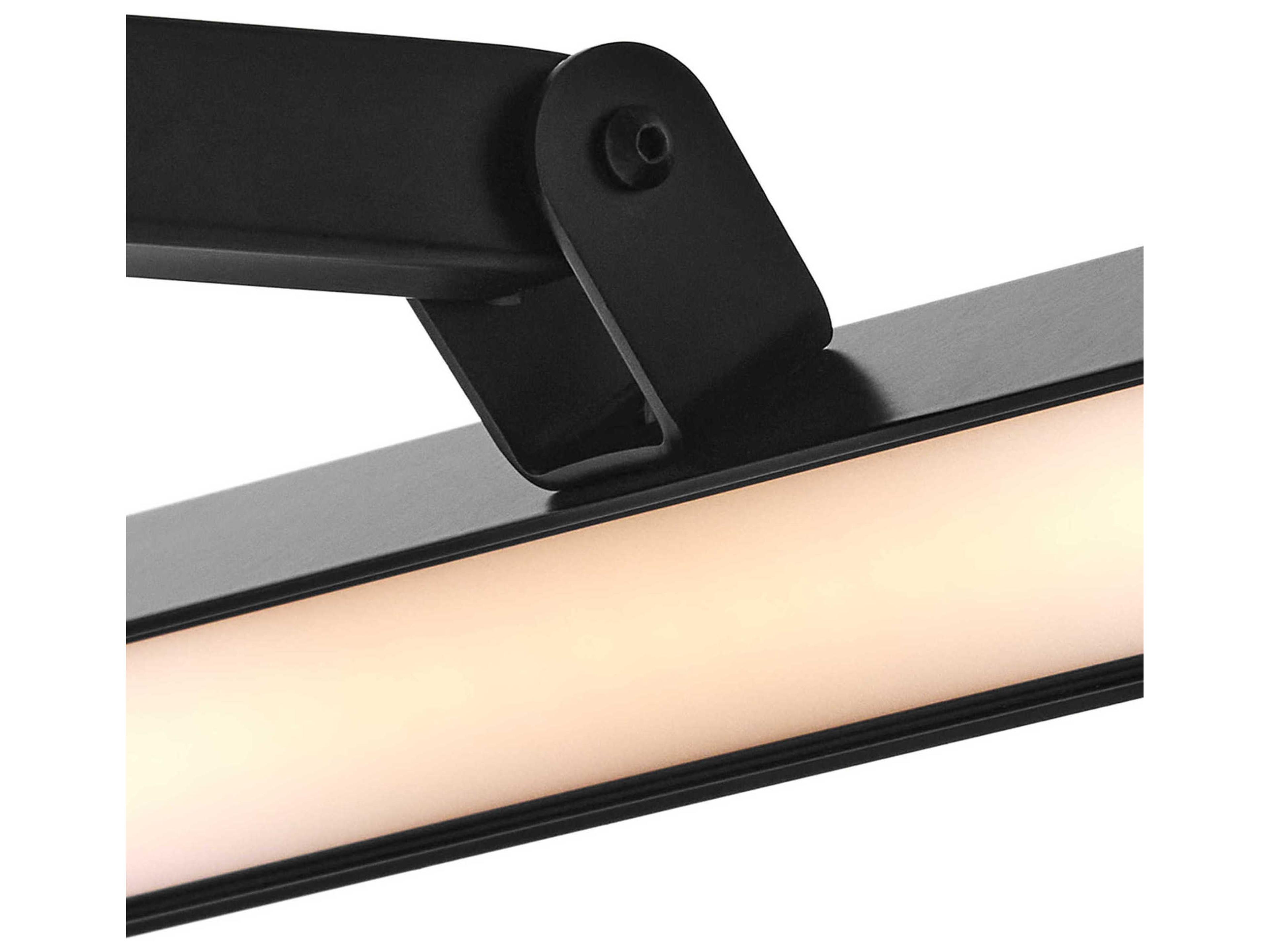 Quorum 1-Light Matte Black Picture Light