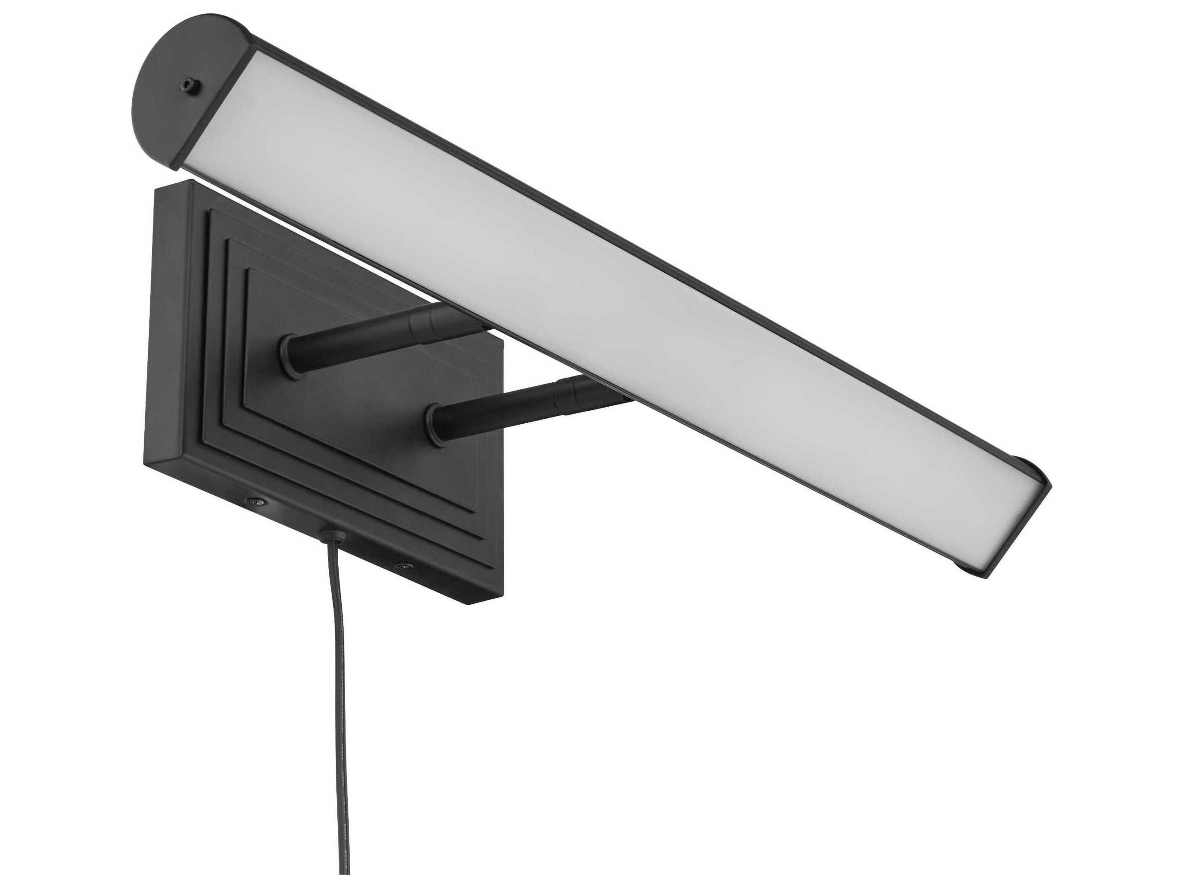 Quorum Sunset 2-Light Matte Black Picture Light