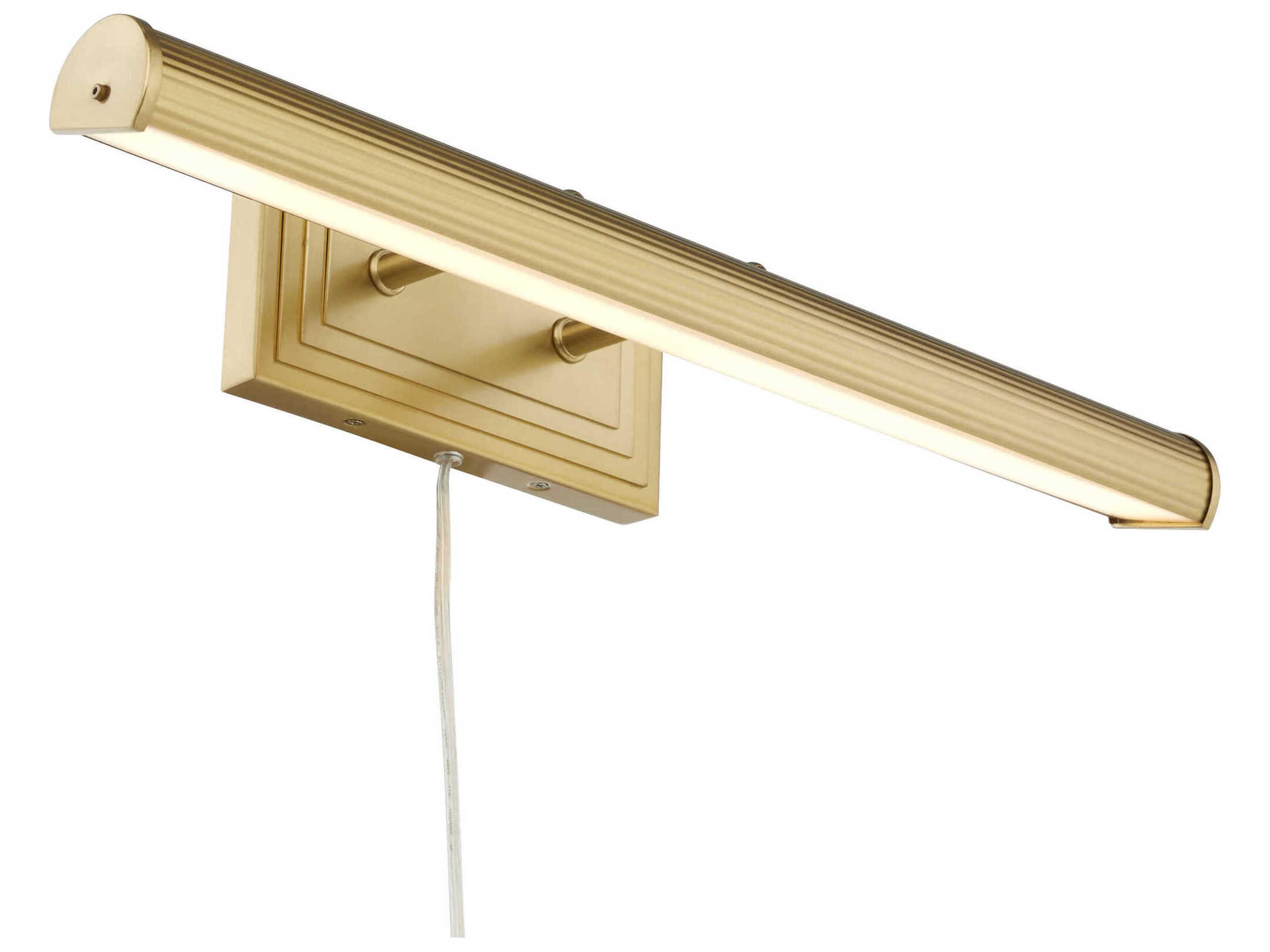 Quorum Sunset 2-Light Aged Brass Picture Light