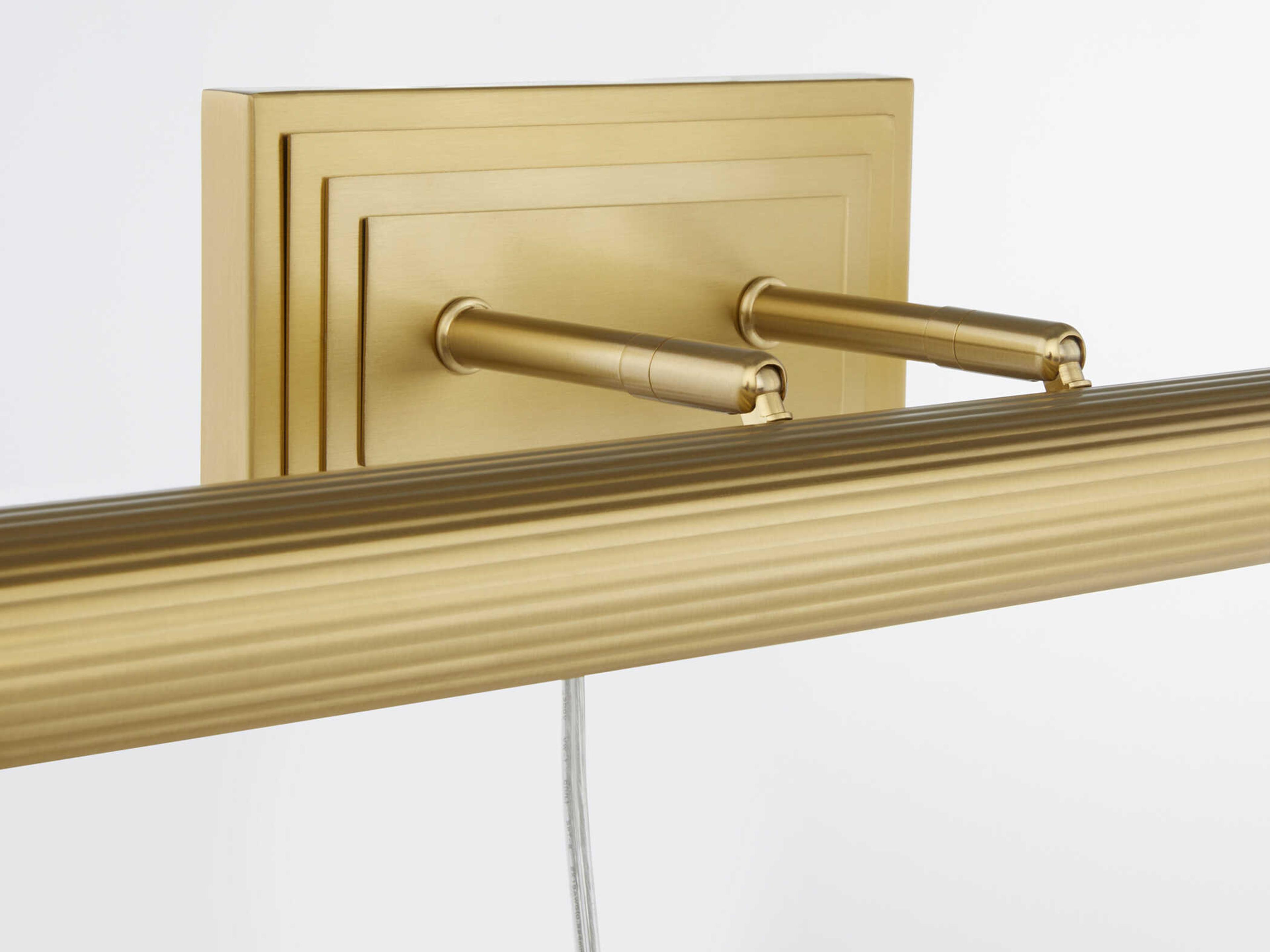 Quorum Sunset 2-Light Aged Brass Picture Light