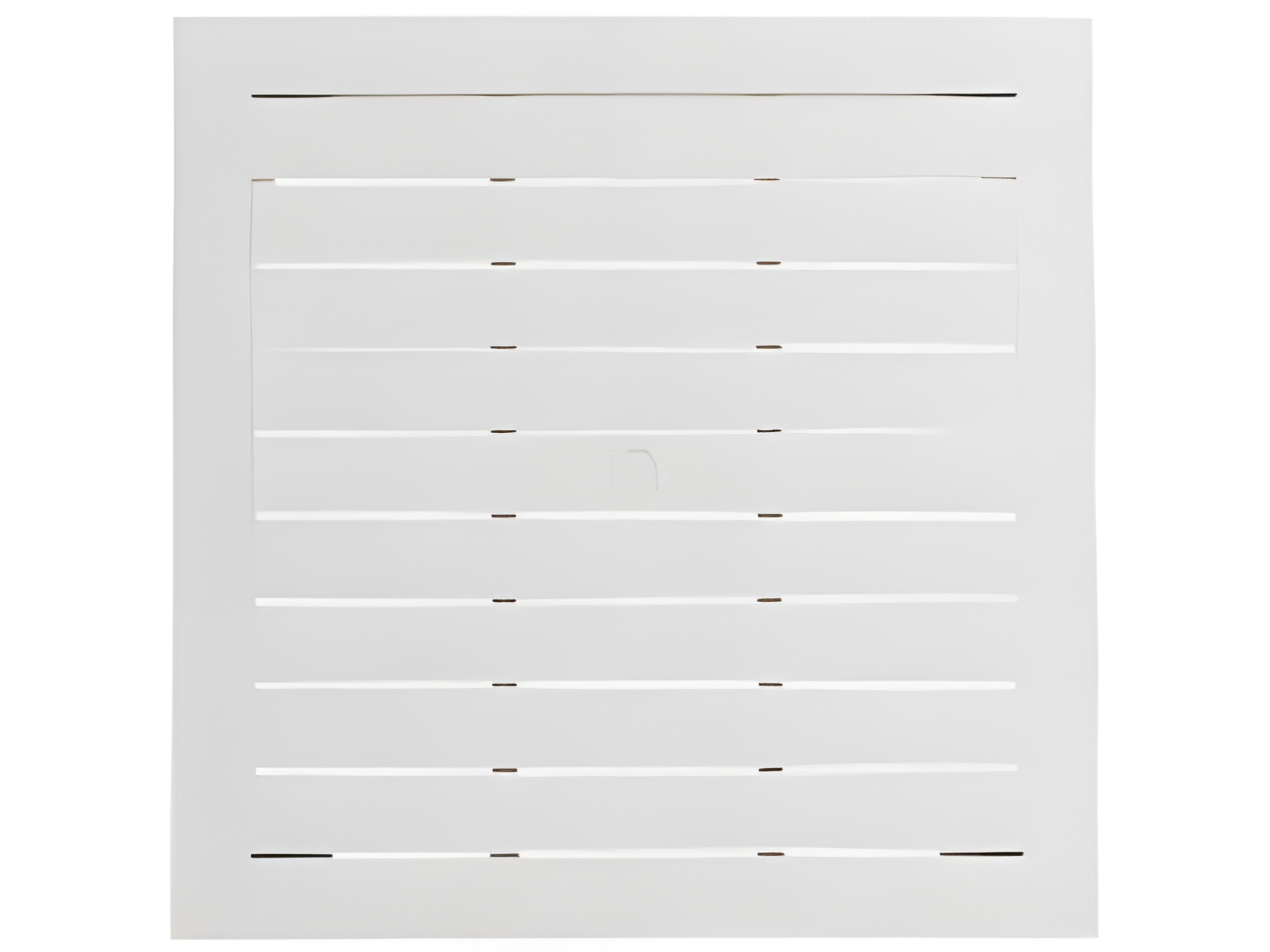 Ratana Limo Silver Talc White Aluminum Square Umbrella Hole Dining Table