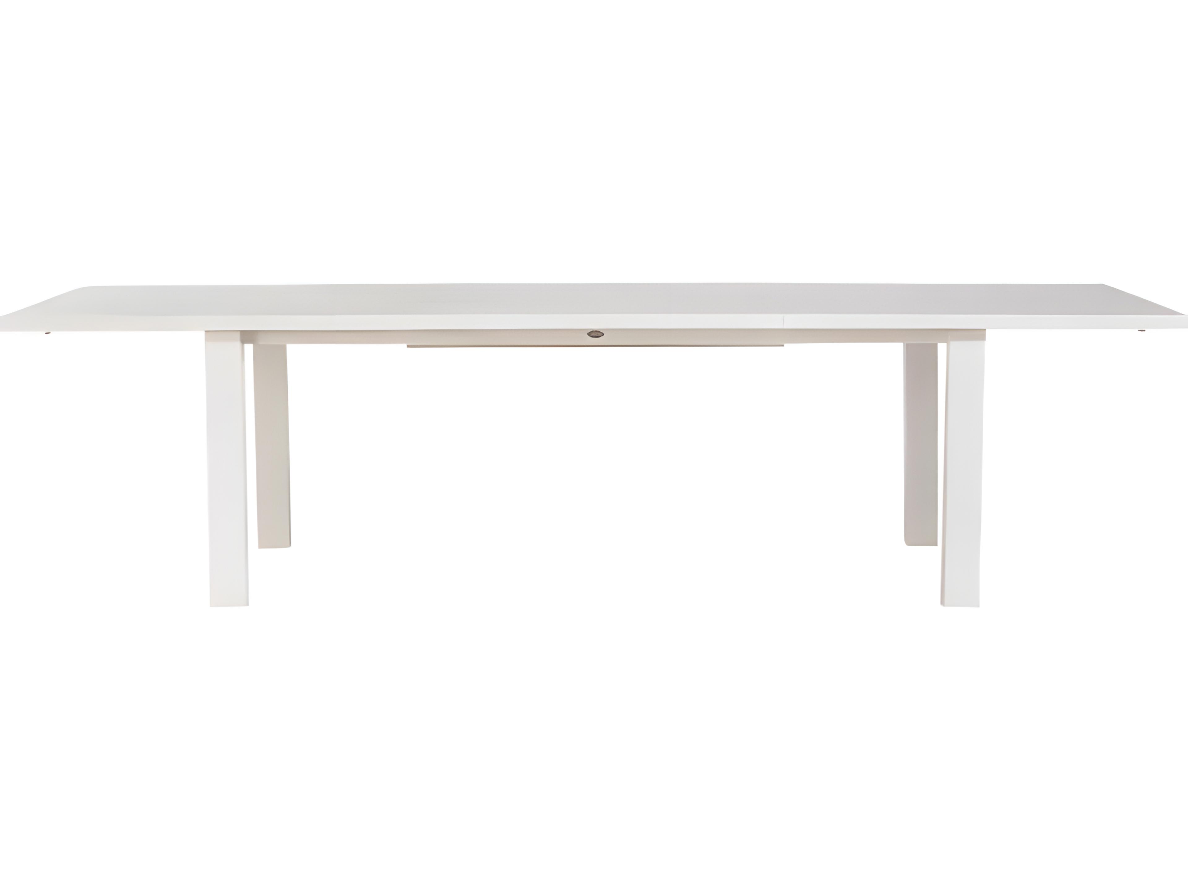 Ratana Mezo Silver Pearl Aluminum Rectangular Dining Table