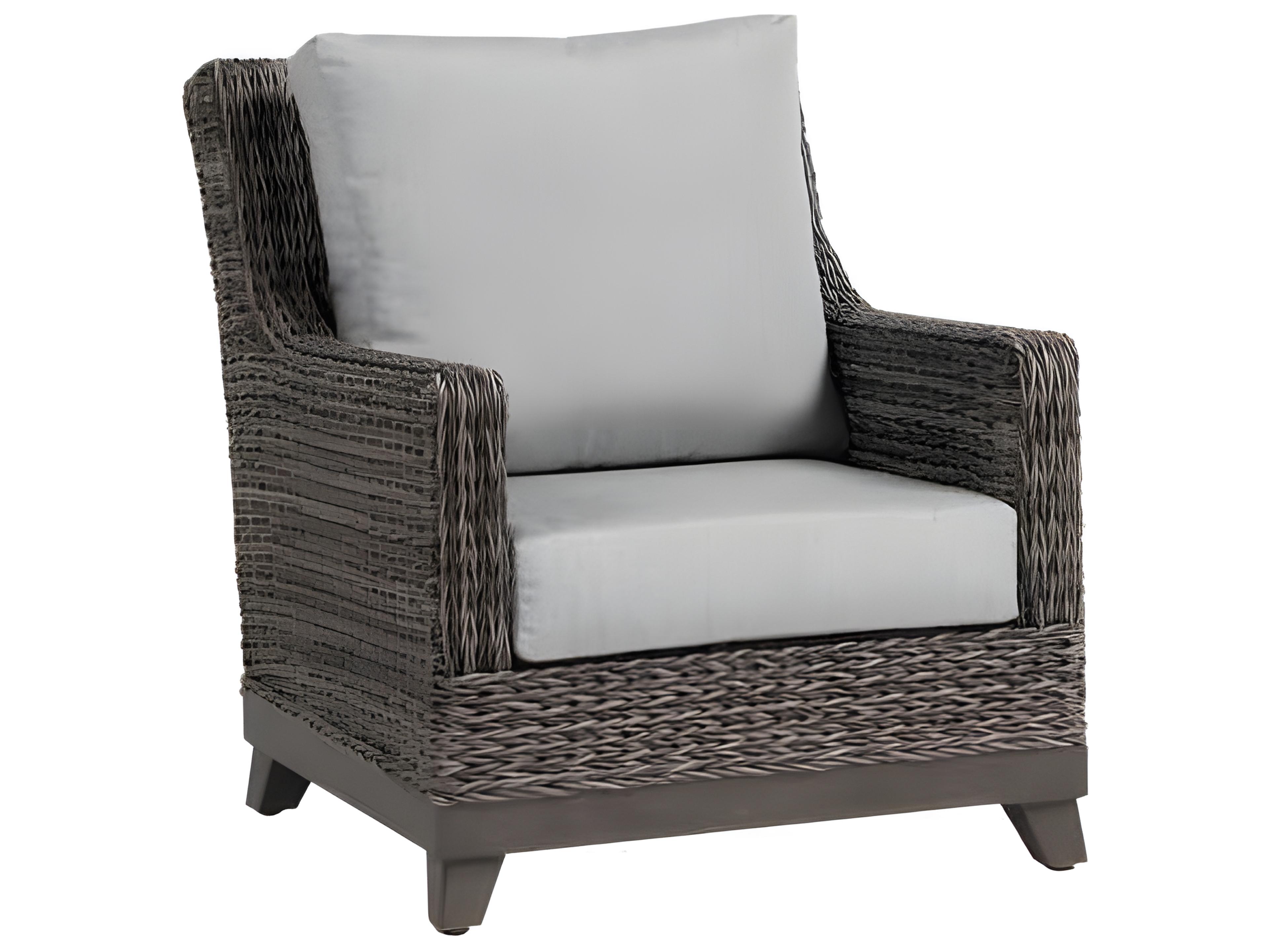 Boston Silver Ash Grey Aluminum Cushion Lounge Chair