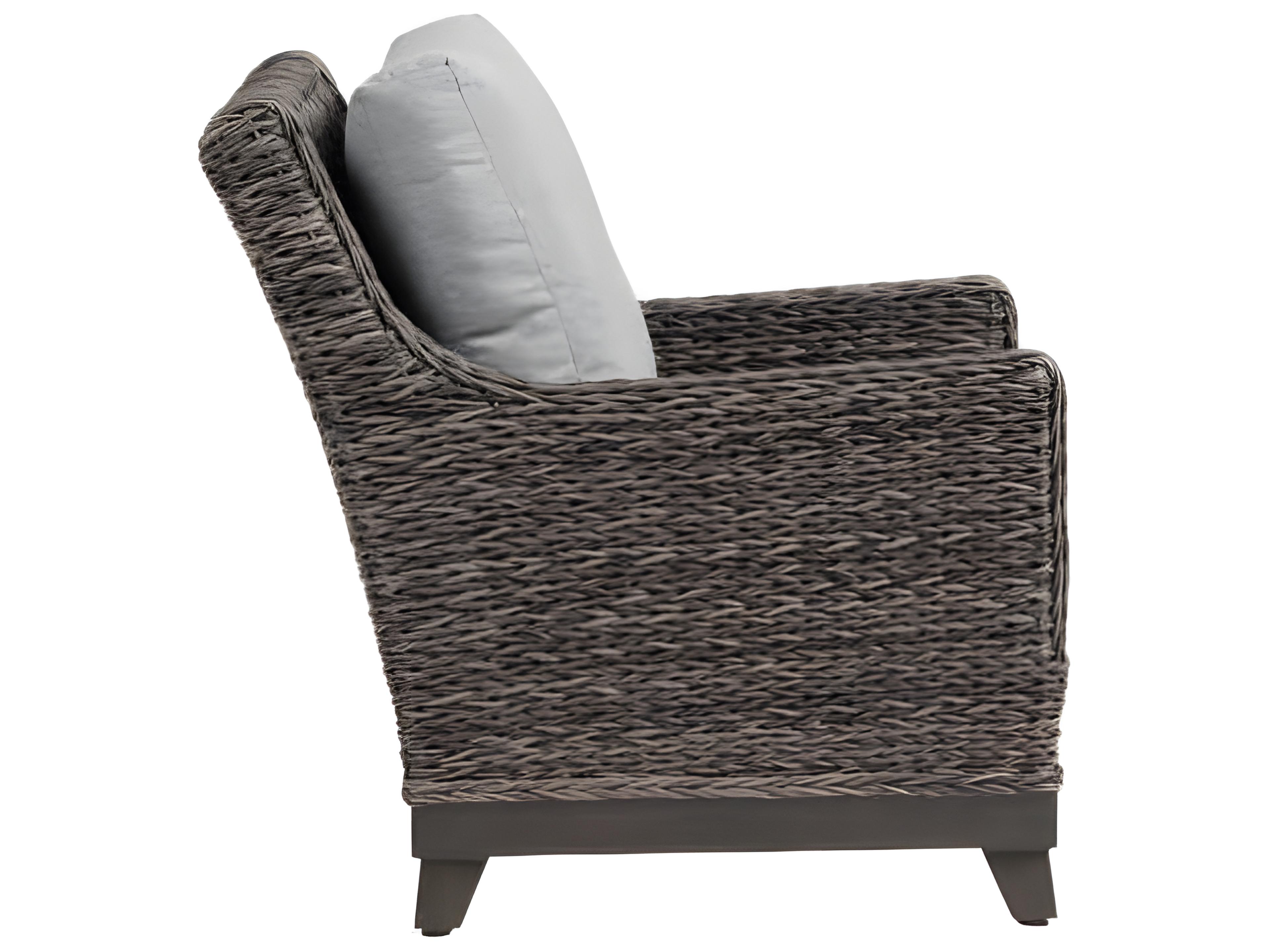 Ratana Boston Silver Ash Grey Aluminum Cushion Lounge Chair