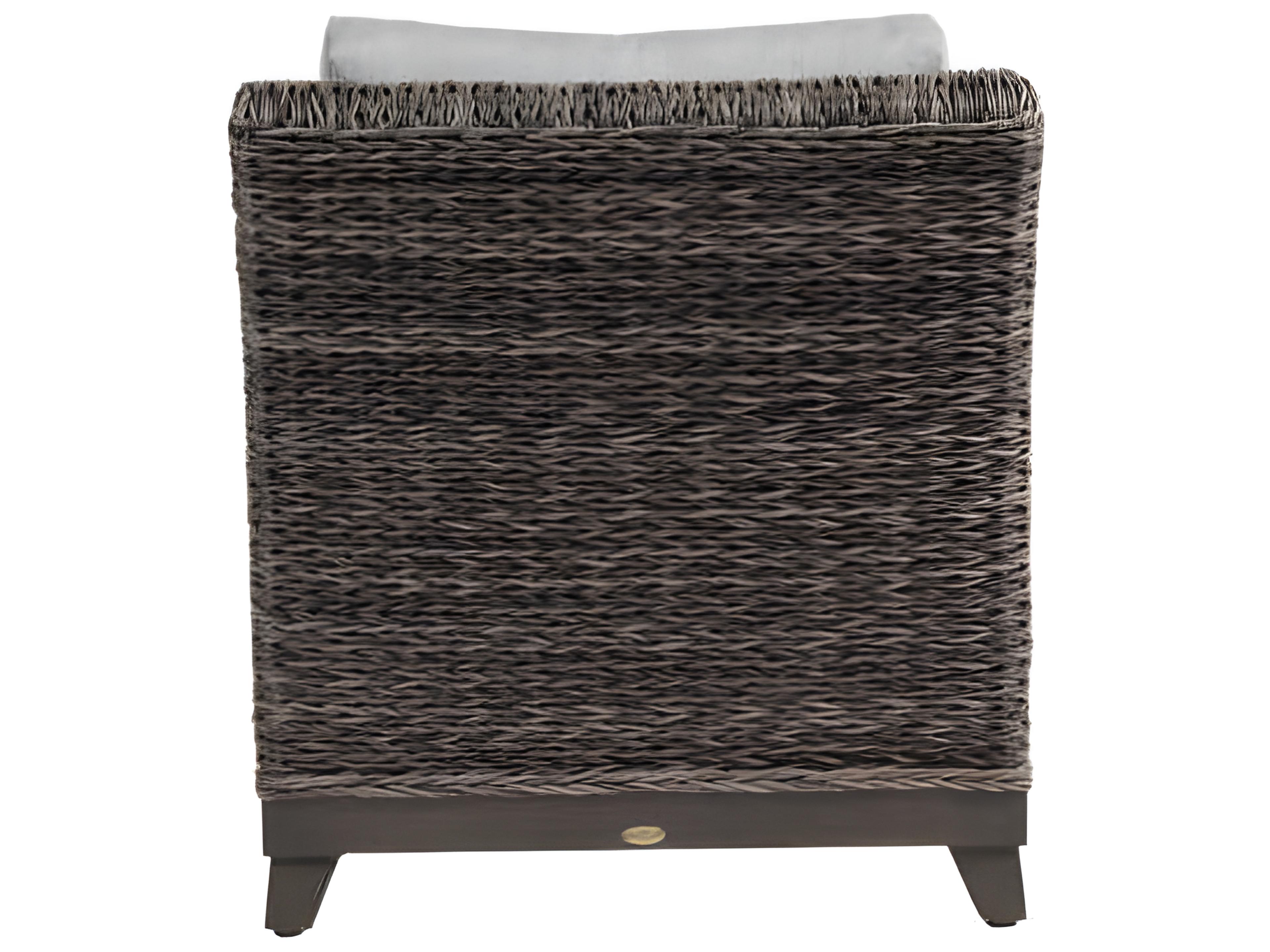 Ratana Boston Silver Ash Grey Aluminum Cushion Lounge Chair